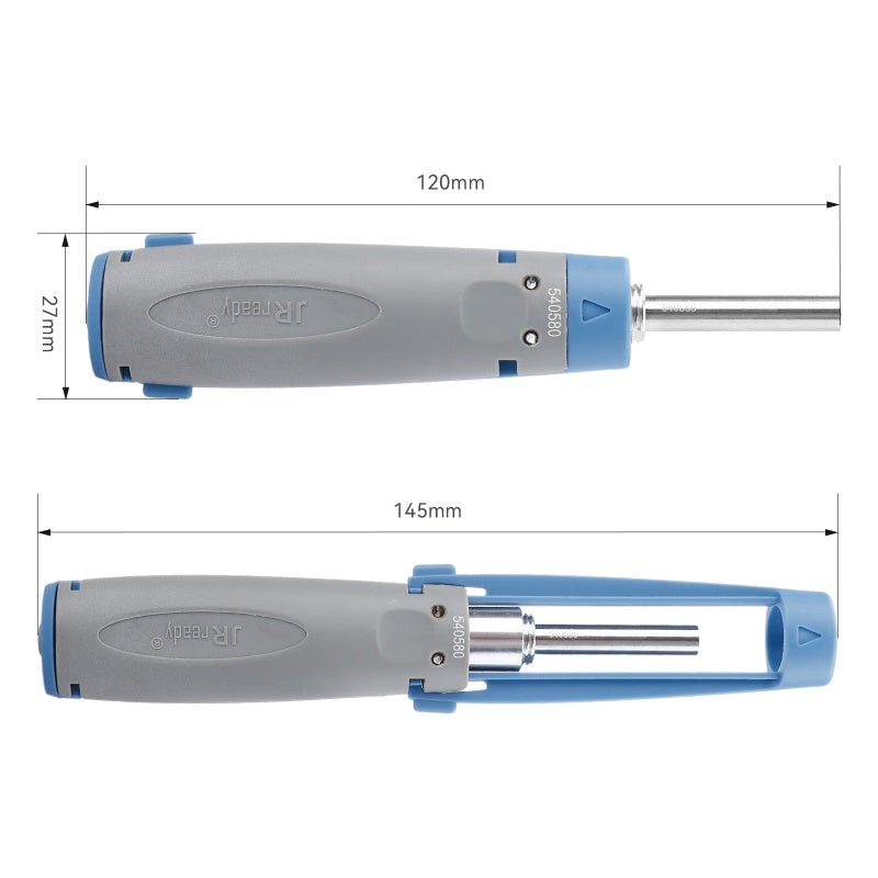 JRready JRconDRK-T540580 round tube extraction tool for 4mm socket contacts, used for terminal removal in electronic repairs