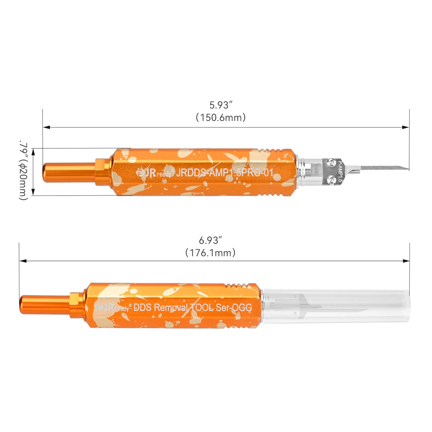JRready JRDDS-AMP1.5PRO-01 Single-Pin Terminal Removal Tool for AMP Superseal 1.5 Multilock 070 DTM DJ 1.5 — For Engine Wiring, Sealed Connector Service & Field Harness Repair
