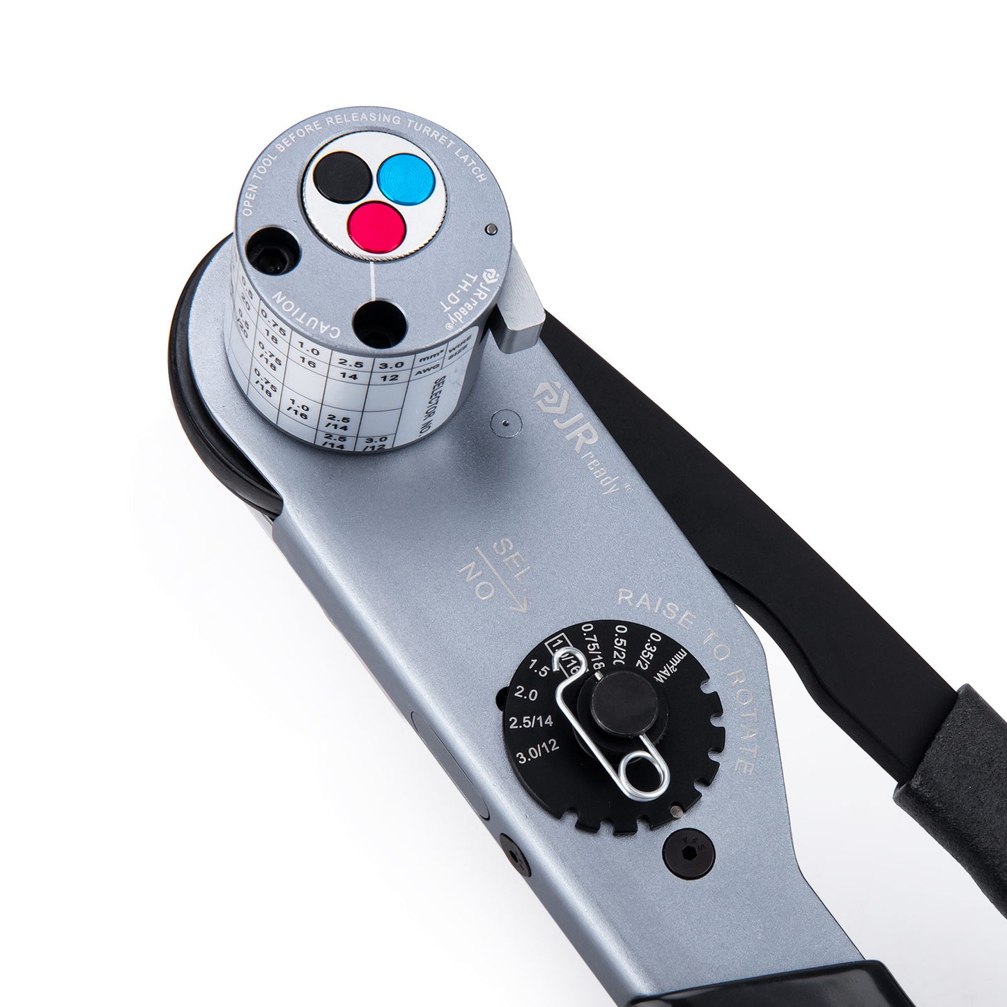 JRready ST2158 Deutsch Crimping Tool Set: JRD-DT2 Deutsch Crimper with TH-DT Turret Style Positioner for Deutsch Solid Barrel Contact 12 16 20 Deutsch DT, DTM, DTP Connectors, 12-22AWG