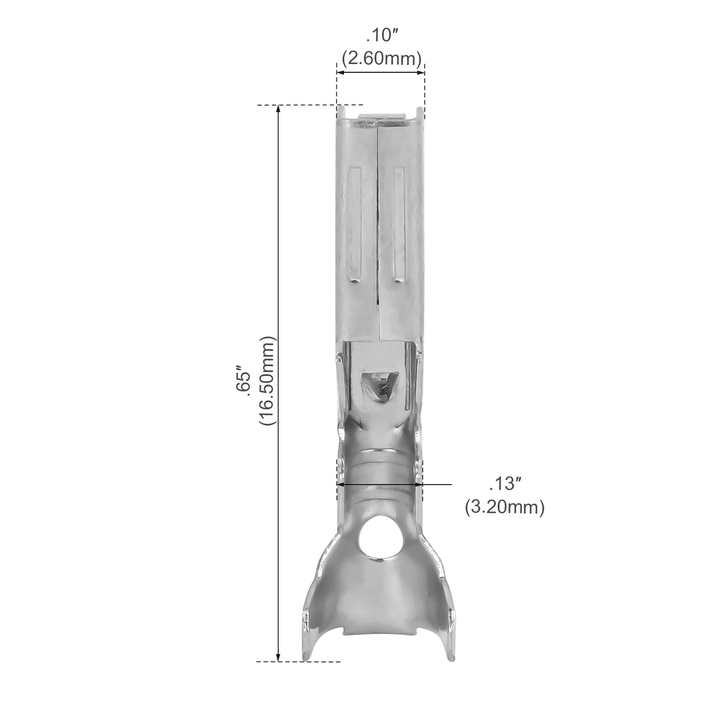 JRready ST6571 Contact Terminal Kit, 282109-1 & 282110-1 Stamped Contacts 18-16 AWG, Compatible with AMP SUPERSEAL 1.5 Series Connectors, for Automotive Harness Assembly