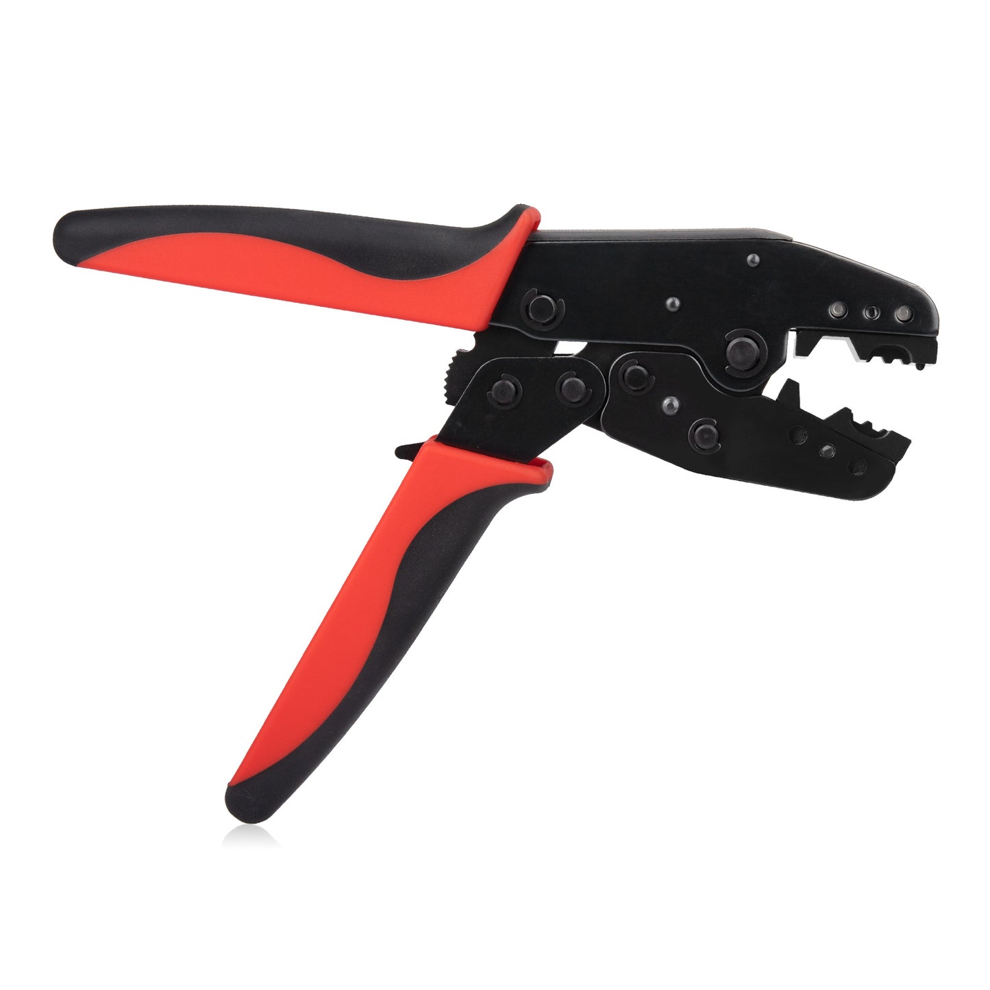 JRready ACT-LY-3K Crimp Tool for RG8 RG11 RG174 RG316 Coaxial Cable, .01 .128 .429 Inch Hex-Crimp Mastery Multi-Spec Versatility Ratchet Crimper