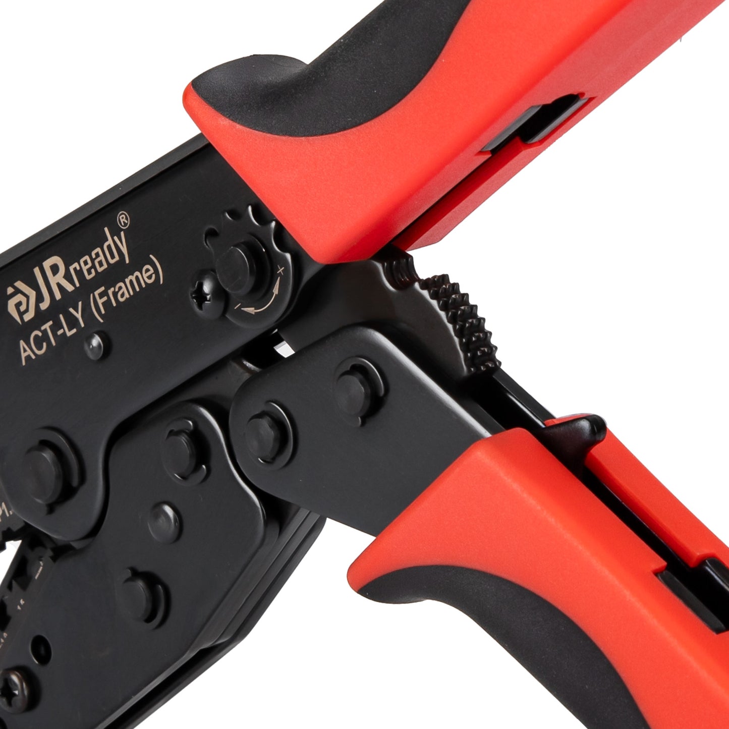 JRready ACT-LY-3K Crimp Tool for RG8 RG11 RG174 RG316 Coaxial Cable, .01 .128 .429 Inch Hex-Crimp Mastery Multi-Spec Versatility Ratchet Crimper