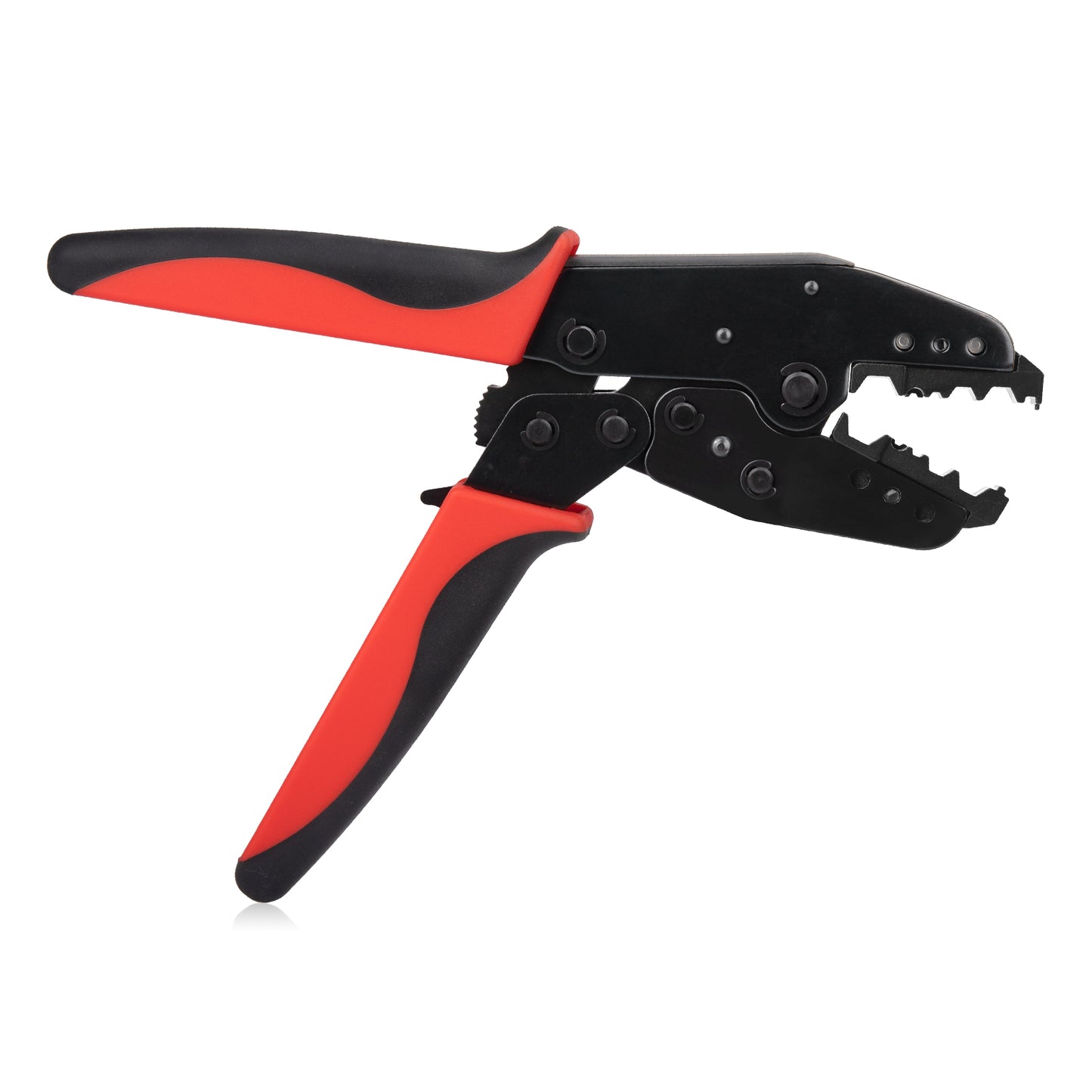 JRready ACT-LY-3P1 Crimp Tool for RG58 RG59 RG6 Coaxial Cable, .068 .098 .213 .255 .321 Inch Signal-Loss Prevention Professional Ratchet Crimper