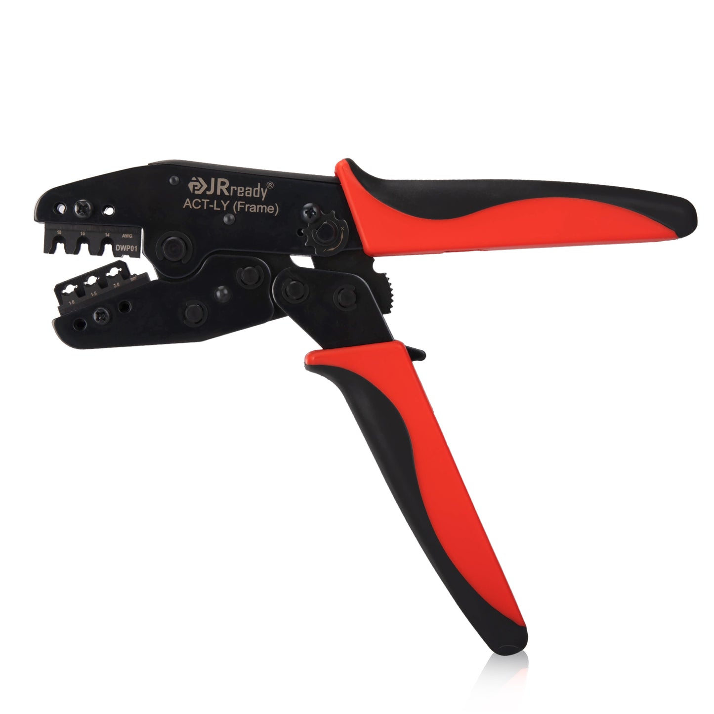 JRready ACT-LY-DWP01 Crimp Tool for Delphi Weather Pack Connectors, 12-20 AWG Weatherproof Specialist Enhanced Leverage Ratchet Crimper