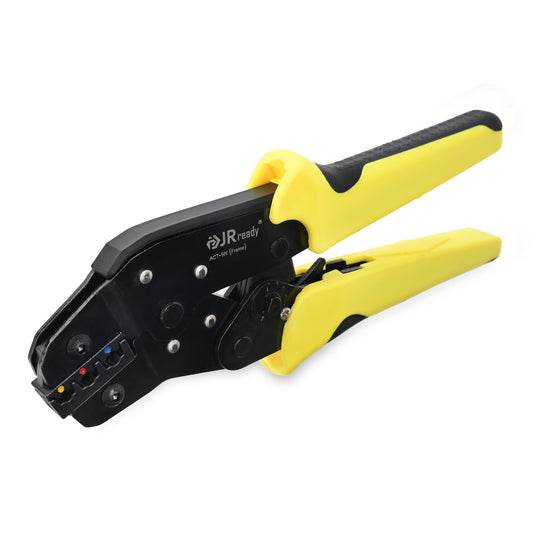 JRready ACT-SN-02C Crimp Tool for 24-14AWG Insulated Terminals and Heat Shrink Tubes in Automotive Harness Assembly
