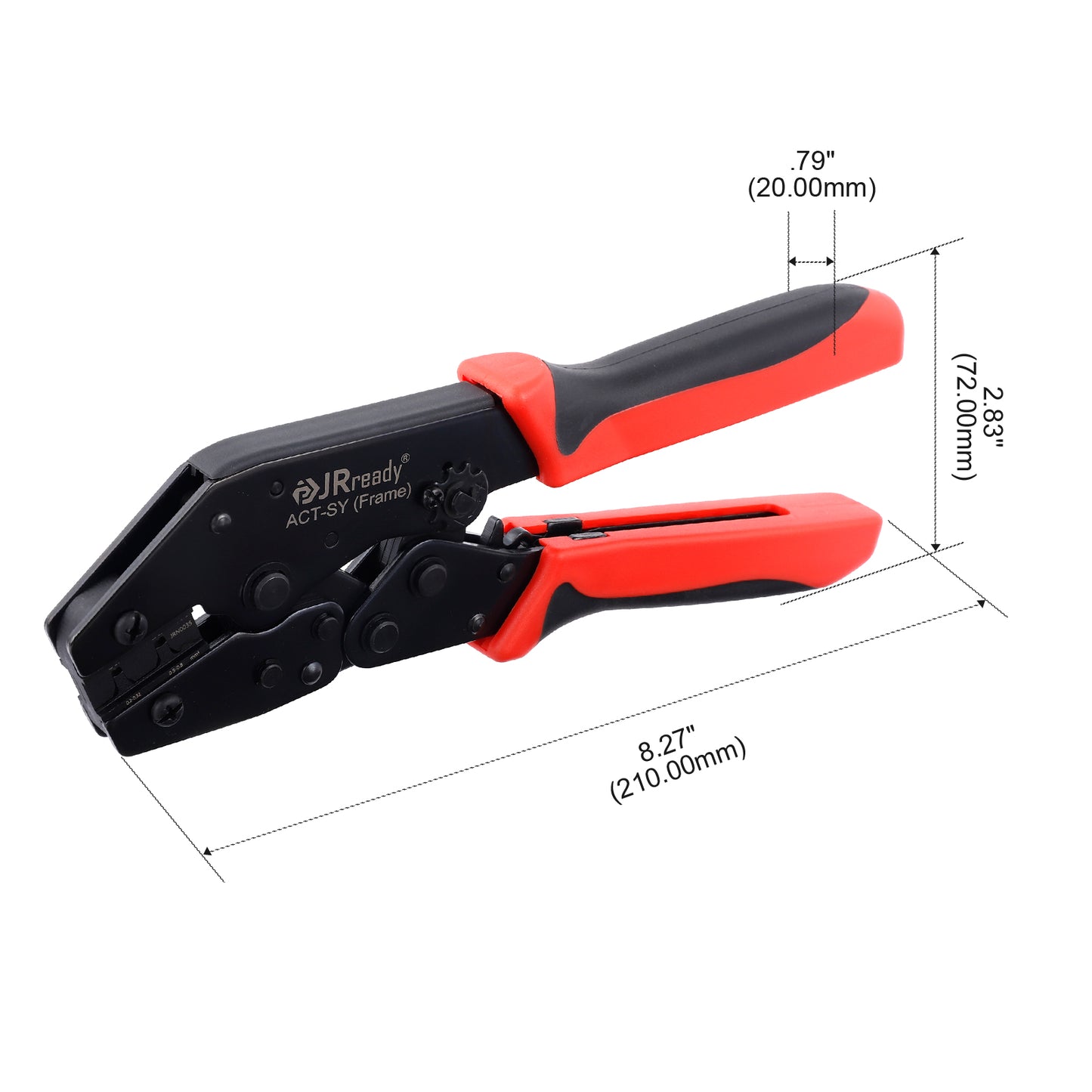 JRready ACT-SY-JRN003S (ACT-LY-C1581) Crimp Tool for Molex Standard .062", 18-24 AWG High-Precision Secure Connection Ratchet Wire Crimper