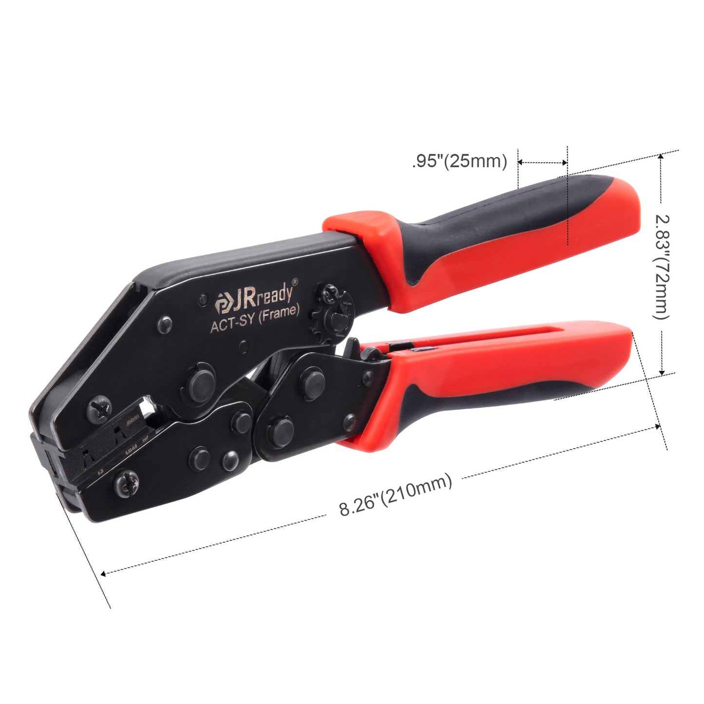 JRready ACT-SY-JRN009S (ACT-LY-C3030) Crimp Tool for Molex Micro-Fit Series, 20-24 AWG Ultra-Hard Profile Labor-Saving Ratchet Crimper