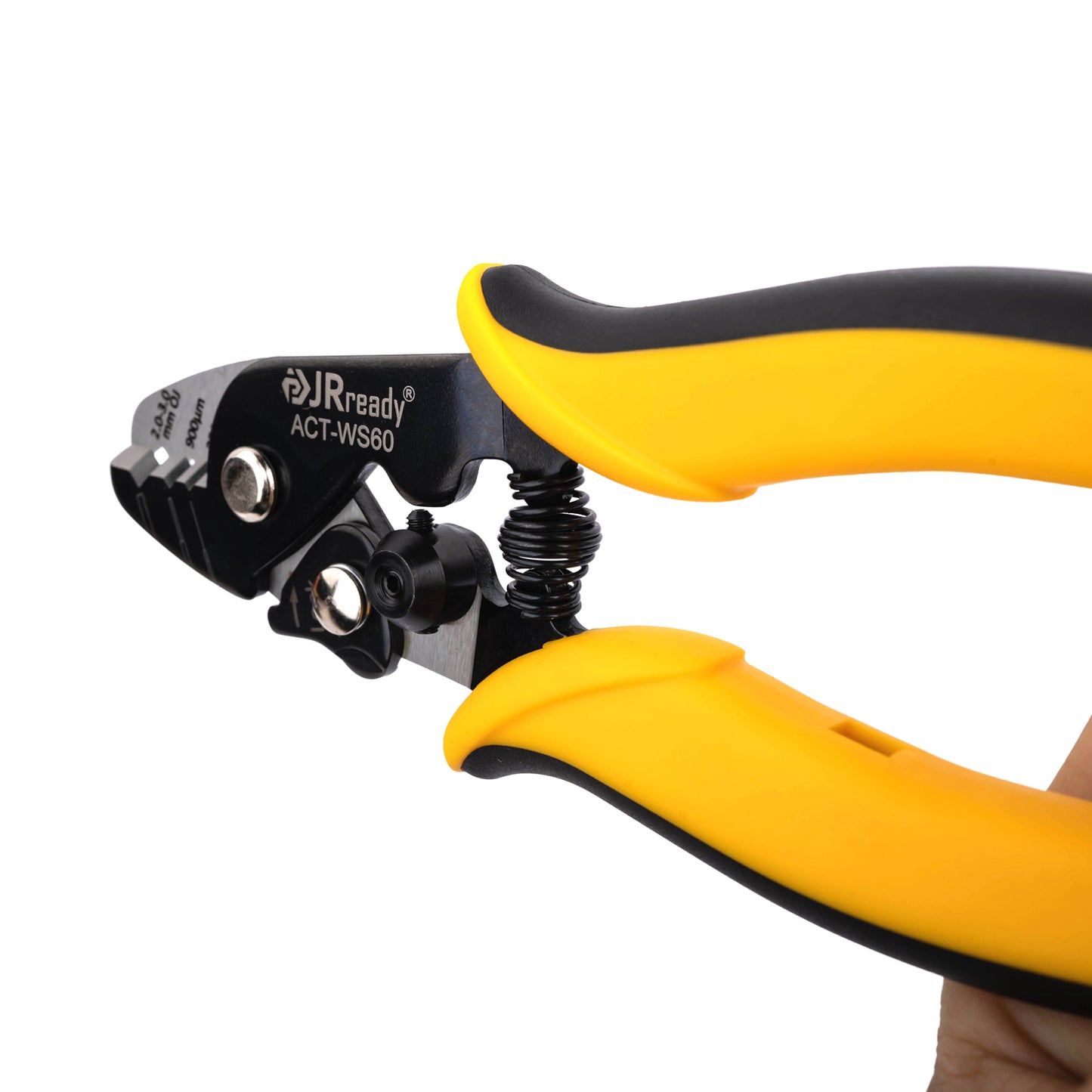 JRready ACT-WS60 (HT-S144H) Wire Stripper Tool for 125μm to 3mm Fiber Optic Cable in Data Center and FTTH Installation