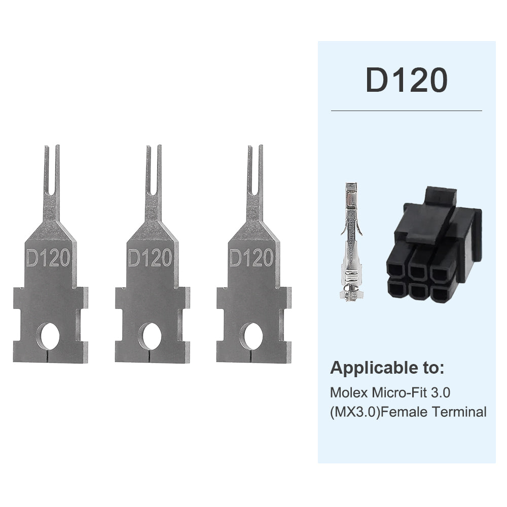 JRready Pin Removal Tool Kit Replacement Tips for Extraction Depinning Tool for Deutsch,AMP/TE,Molex,Delphi,JST,Harting Connectors