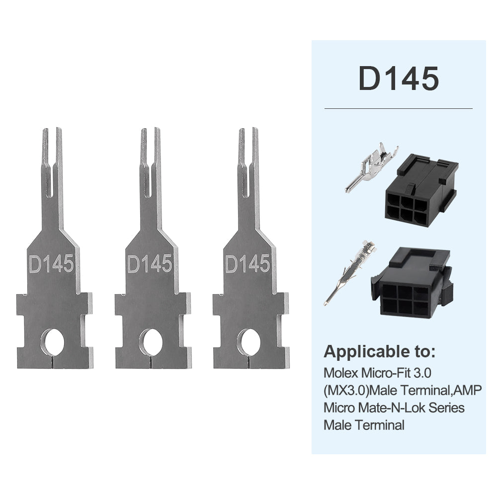 JRready Pin Removal Tool Kit Replacement Tips for Extraction Depinning Tool for Deutsch,AMP/TE,Molex,Delphi,JST,Harting Connectors
