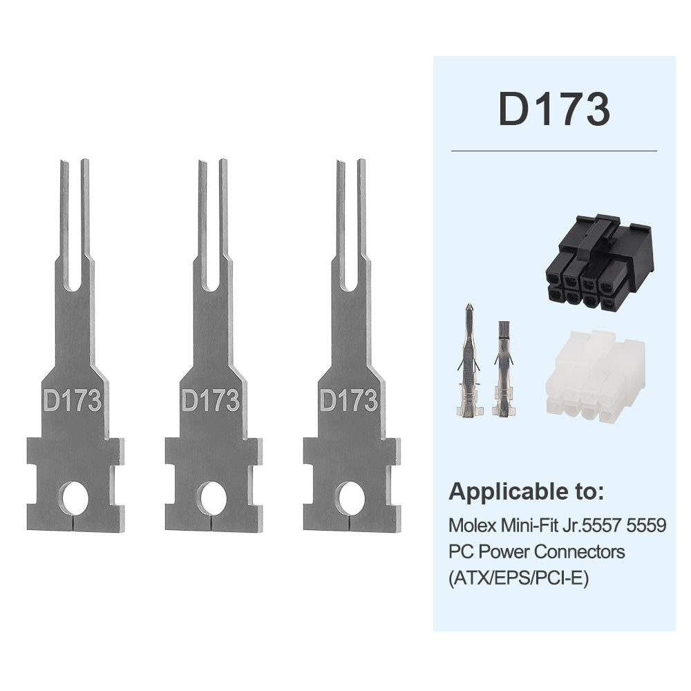 JRready Pin Removal Tool Kit Replacement Tips for Extraction Depinning Tool for Deutsch,AMP/TE,Molex,Delphi,JST,Harting Connectors
