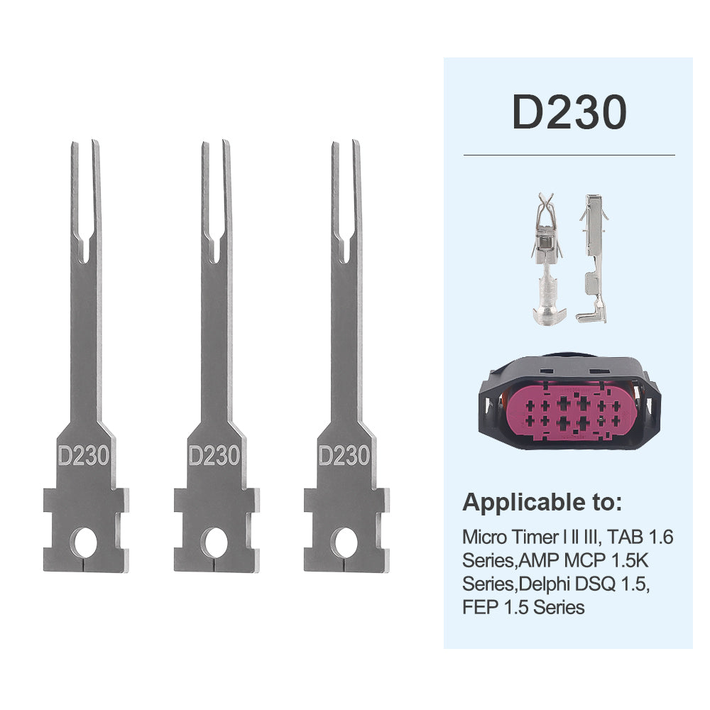 JRready Pin Removal Tool Kit Replacement Tips for Extraction Depinning Tool for Deutsch,AMP/TE,Molex,Delphi,JST,Harting Connectors