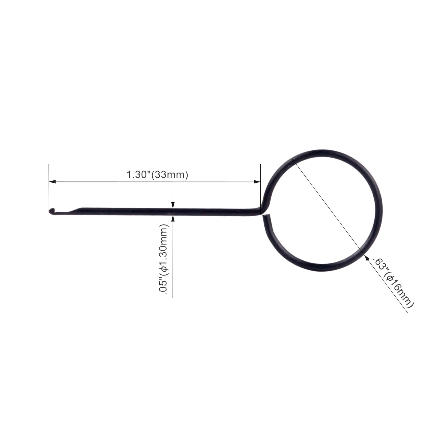 JRready DRK-785084 Hook-Type Extraction Tool for AMP Superseal 1.5 Wedge Lock Removal, serving Automotive Harness Assembly & Sealed Connector Repair