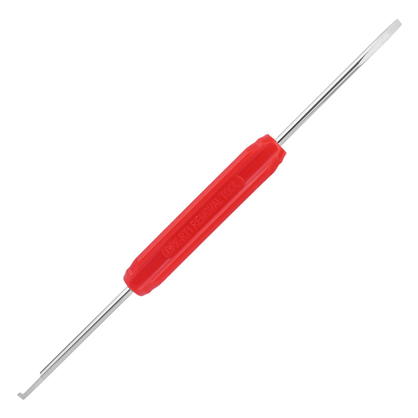 JRready DRK-RT1 (Red) Flat & Hook Dual-End Extraction Tool for Deutsch DT DTM DTP DTV DRB DRCP STRIKE Connectors, ideal for Automotive Wiring Disassembly & Connector Maintenance