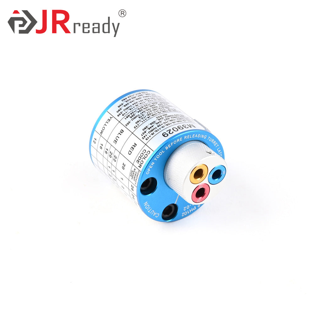 Testa a torretta JRready PH102 M22520/1-02 per pin/prese MIL serie M38999 da utilizzare con crimpatrice JRD-ASF1 M22520/1-01