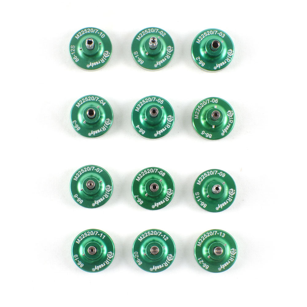 JRready ST5172 Positionierer-Kit: 12 Stück Positionierer der Serie M22520/7