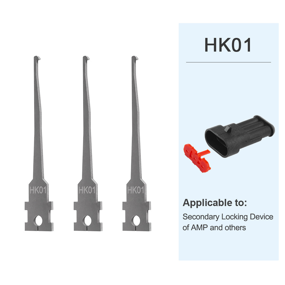 JRready Pin Removal Tool Kit Replacement Tips for Extraction Depinning Tool for Deutsch,AMP/TE,Molex,Delphi,JST,Harting Connectors
