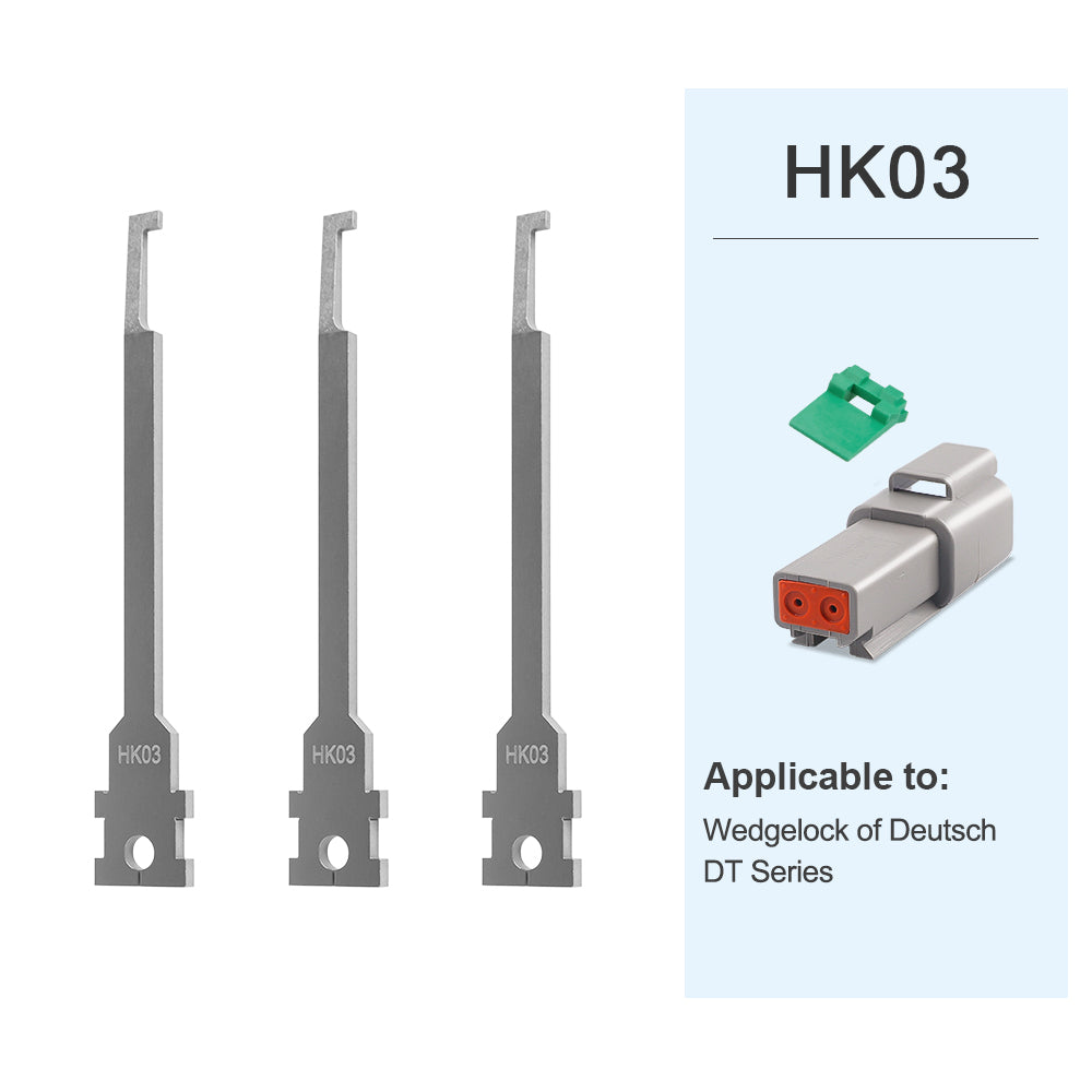 JRready Pin Removal Tool Kit Replacement Tips for Extraction Depinning Tool for Deutsch,AMP/TE,Molex,Delphi,JST,Harting Connectors