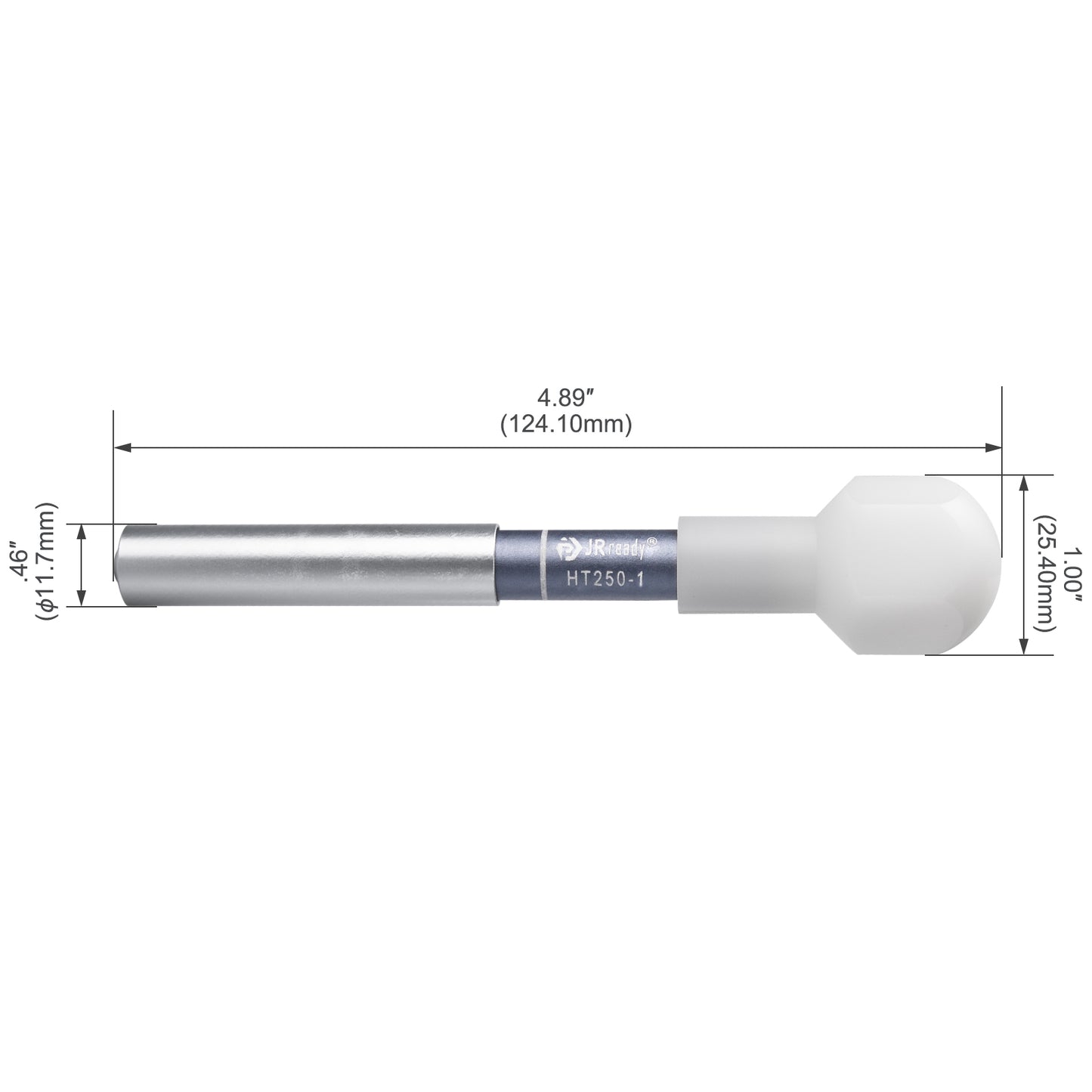 JRready HT250-1 / HT250-2 / HT250-3 / HT250-4 / HT250-5 / HT250-6 Retention Force Tester, Aluminum Alloy Connector Inspection Tool for Verifying Terminal Seating in Electrical Connectors