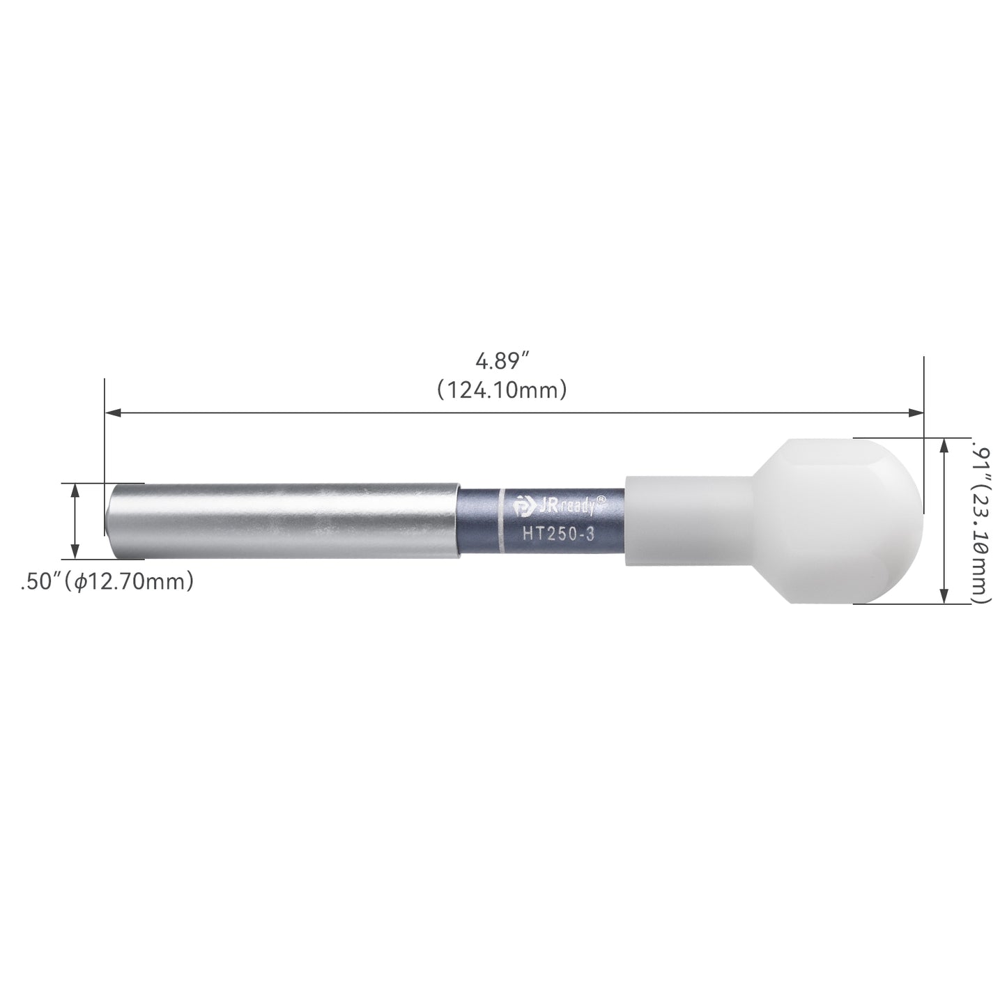 JRready HT250-1 / HT250-2 / HT250-3 / HT250-4 / HT250-5 / HT250-6 Retention Force Tester, Aluminum Alloy Connector Inspection Tool for Verifying Terminal Seating in Electrical Connectors