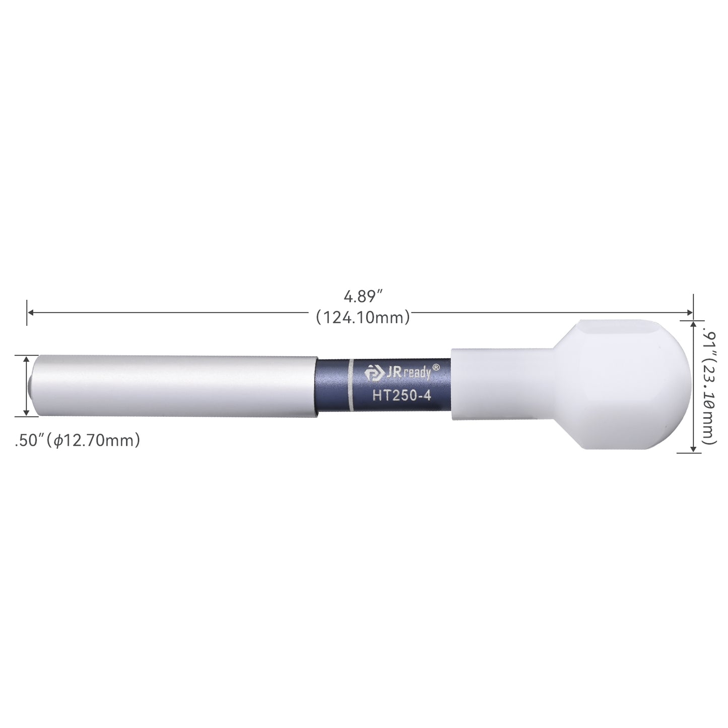 JRready HT250-1 / HT250-2 / HT250-3 / HT250-4 / HT250-5 / HT250-6 Retention Force Tester, Aluminum Alloy Connector Inspection Tool for Verifying Terminal Seating in Electrical Connectors
