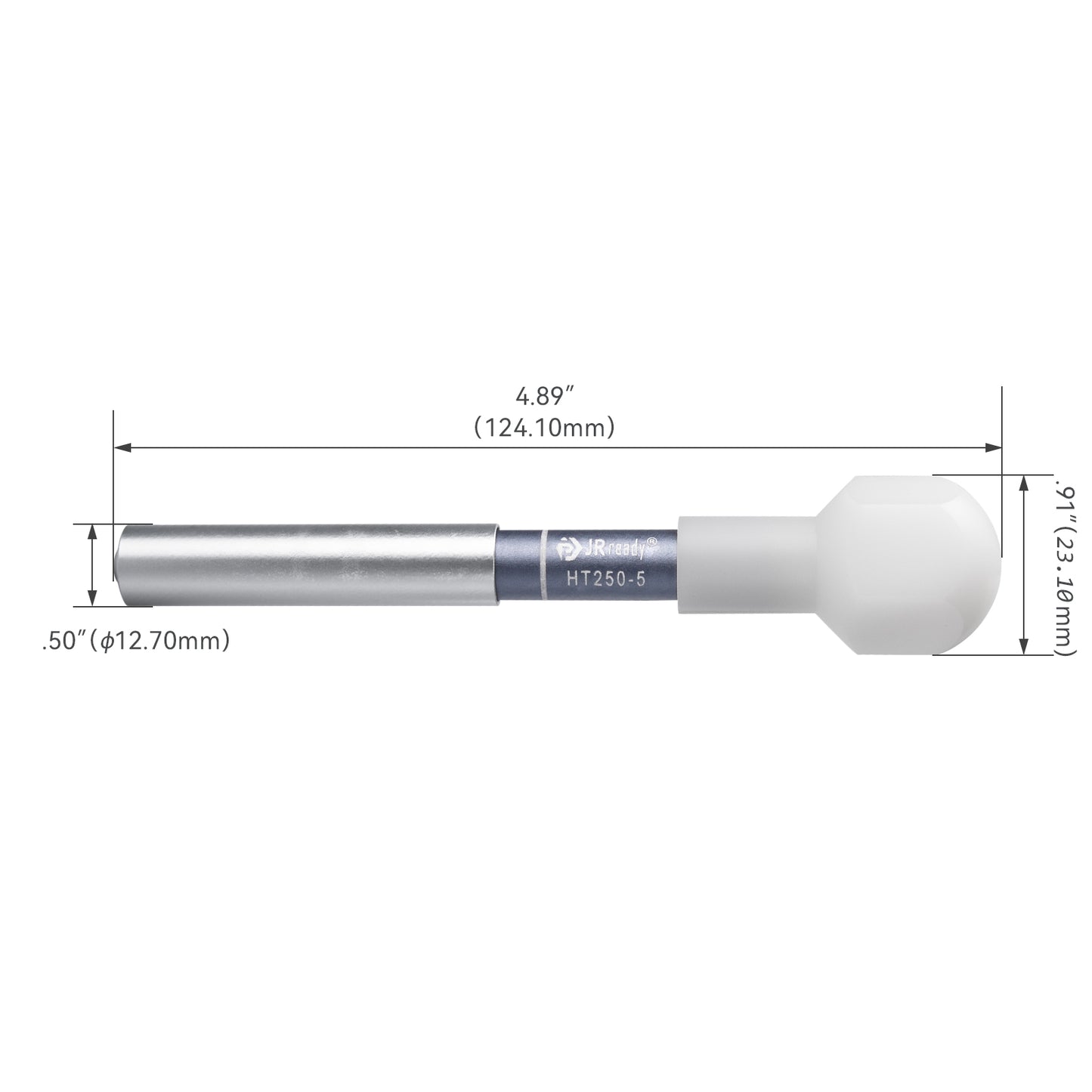 JRready HT250-1 / HT250-2 / HT250-3 / HT250-4 / HT250-5 / HT250-6 Retention Force Tester, Aluminum Alloy Connector Inspection Tool for Verifying Terminal Seating in Electrical Connectors