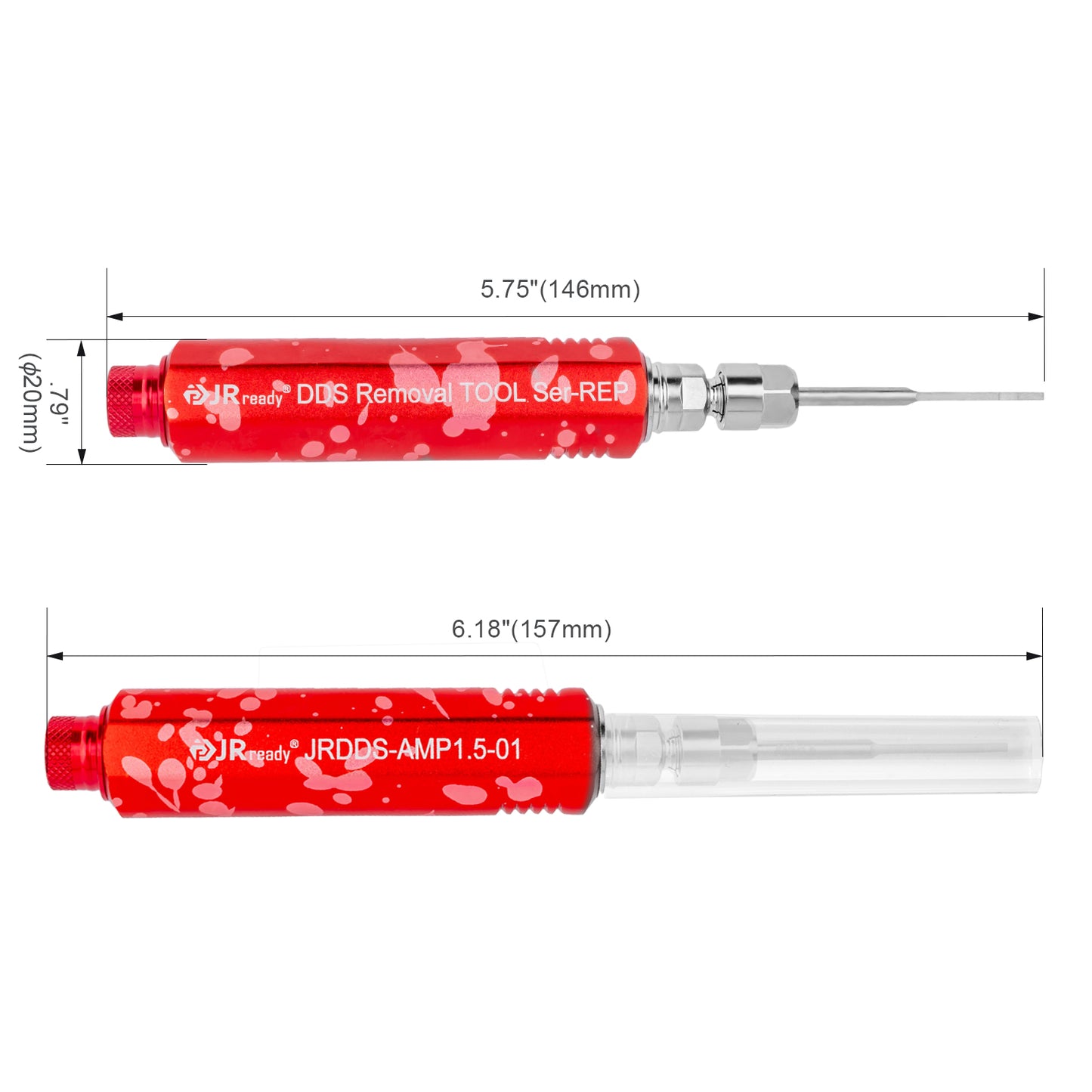 JRready JRDDS-AMP1.5-01/ JRDDS-AMP1.5-03 Pin-Style Terminal Extraction Tool for AMP SUPERSEAL 1.5 Series connectors & large single-spring terminals or internal spring terminals