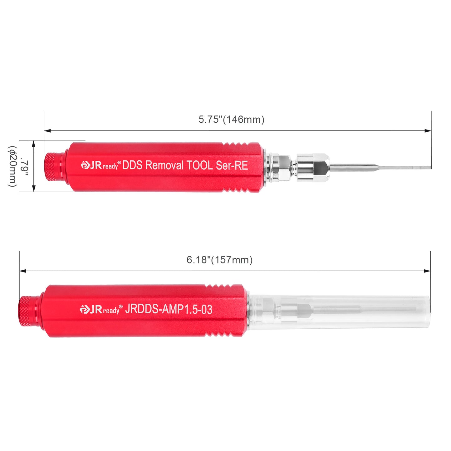 JRready JRDDS-AMP1.5-01/ JRDDS-AMP1.5-03 Pin-Style Terminal Extraction Tool for AMP SUPERSEAL 1.5 Series connectors & large single-spring terminals or internal spring terminals