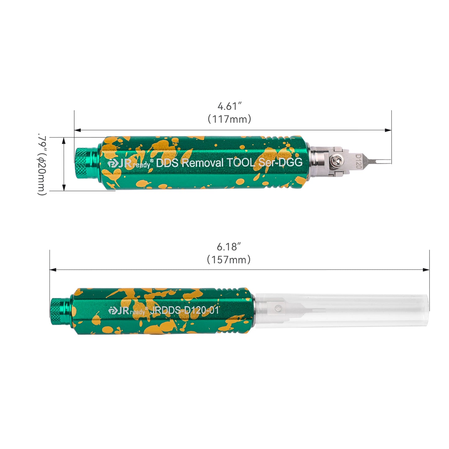 JRready JRDDS-D120-01/ JRDDS-D120-07 Doppelstift-Anschluss-Ausziehwerkzeug für Molex MX 3,0 mm Rastermaß 5557-Serie weibliche Anschlüsse (Gehäuse 43025) 