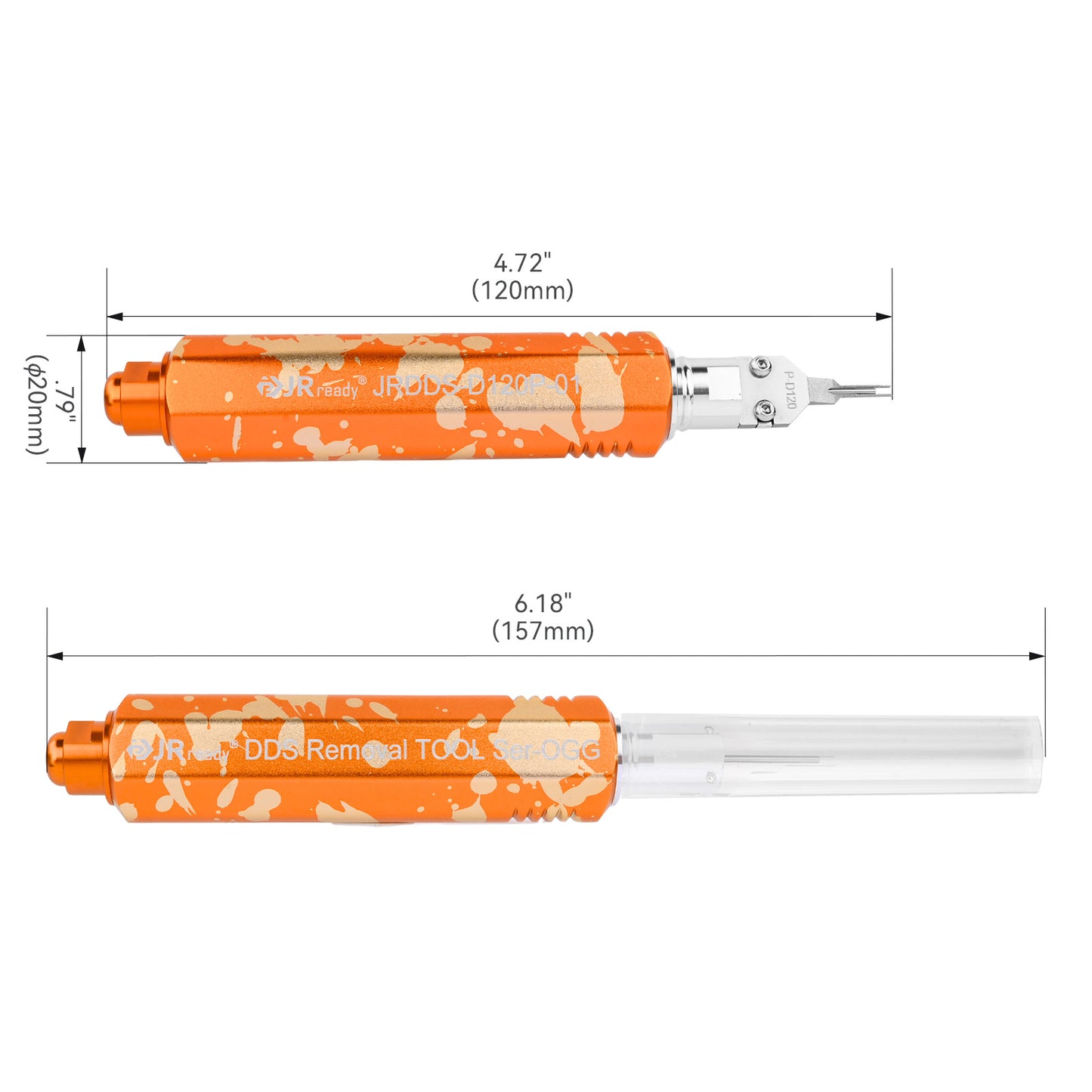 JRready JRDDS-D120P-01/ JRDDS-D120P-13/JRDDS-D120PRO-01 Dual-Pin Terminal Extraction Tool for Molex MX3.0mm Pitch 5557 Series Female Terminals & 43025 Male Housing