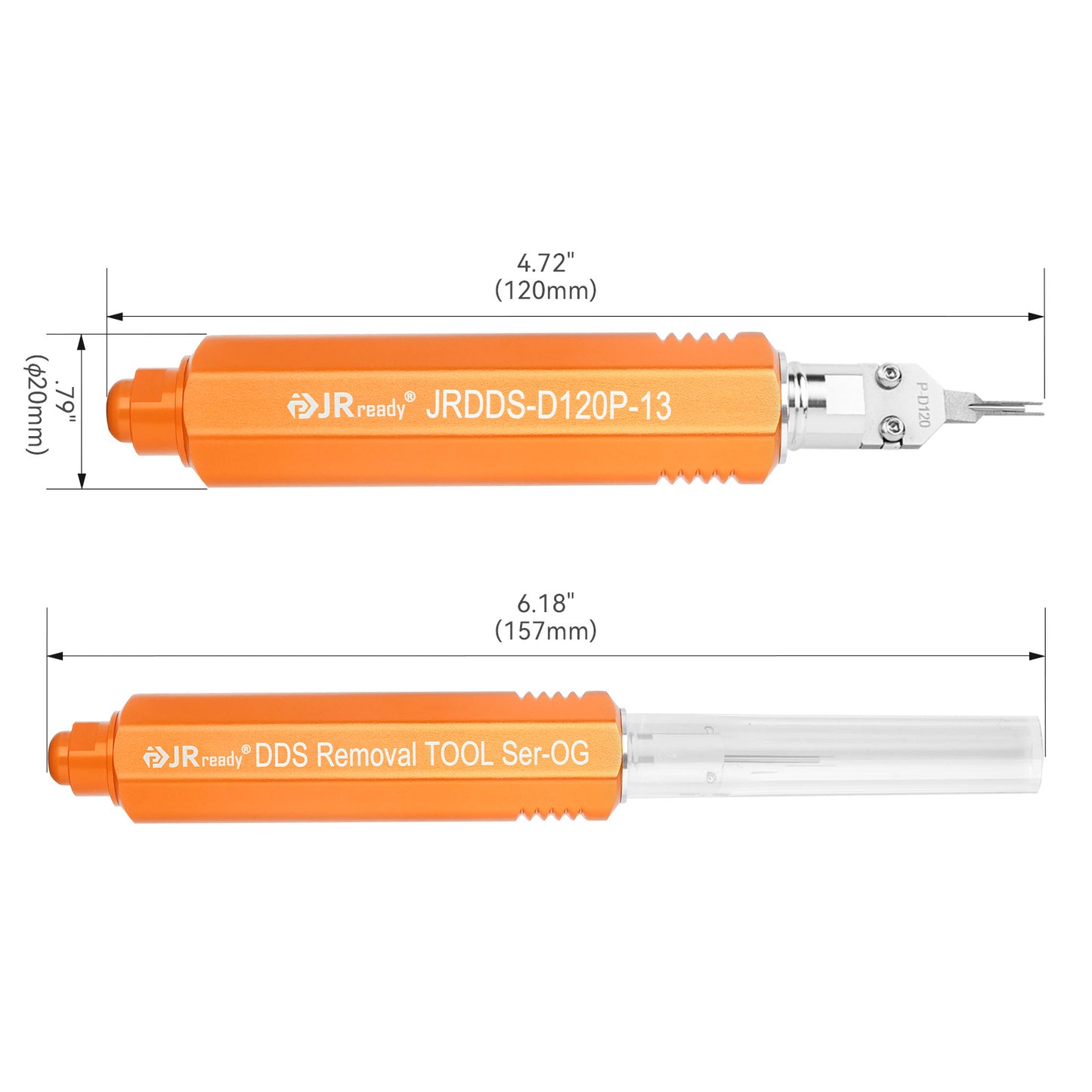 JRready JRDDS-D120P-01/ JRDDS-D120P-13/JRDDS-D120PRO-01 Dual-Pin Terminal Extraction Tool for Molex MX3.0mm Pitch 5557 Series Female Terminals & 43025 Male Housing