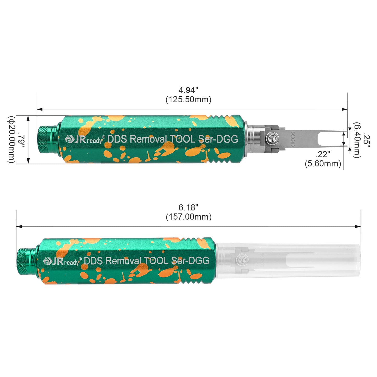 JRready JRDDS-D560200-01/ JRDDS-D560200-07 Extraction Tool for AMP MCP connector system, connector 2308295 and terminal 2840573.