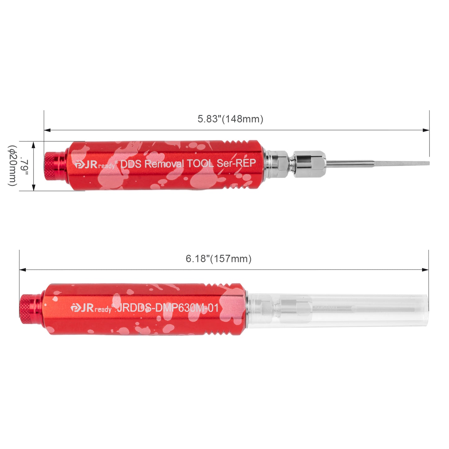 JRready JRDDS-DMP630M-01/ JRDDS-DMP630M-03 Pin-Style Terminal Extraction Tool for Delphi Metri-Pack 280/480/630/800 series and other large single-spring terminals
