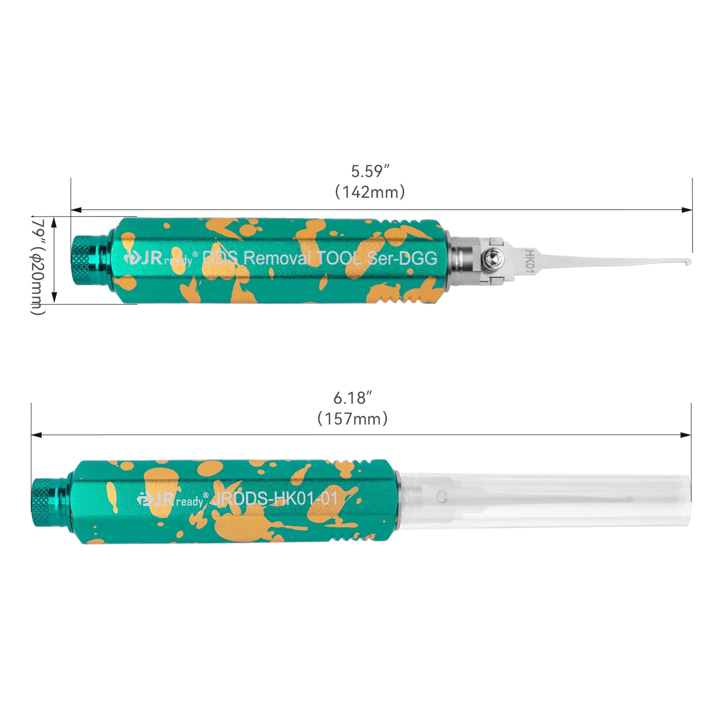 JRready JRDDS-HK01-01/ JRDDS-HK01-07 Hook-Type Terminal Extraction Tool for removing wedge locks in AMP Superseal 1.5 and Deutsch DT series connectors