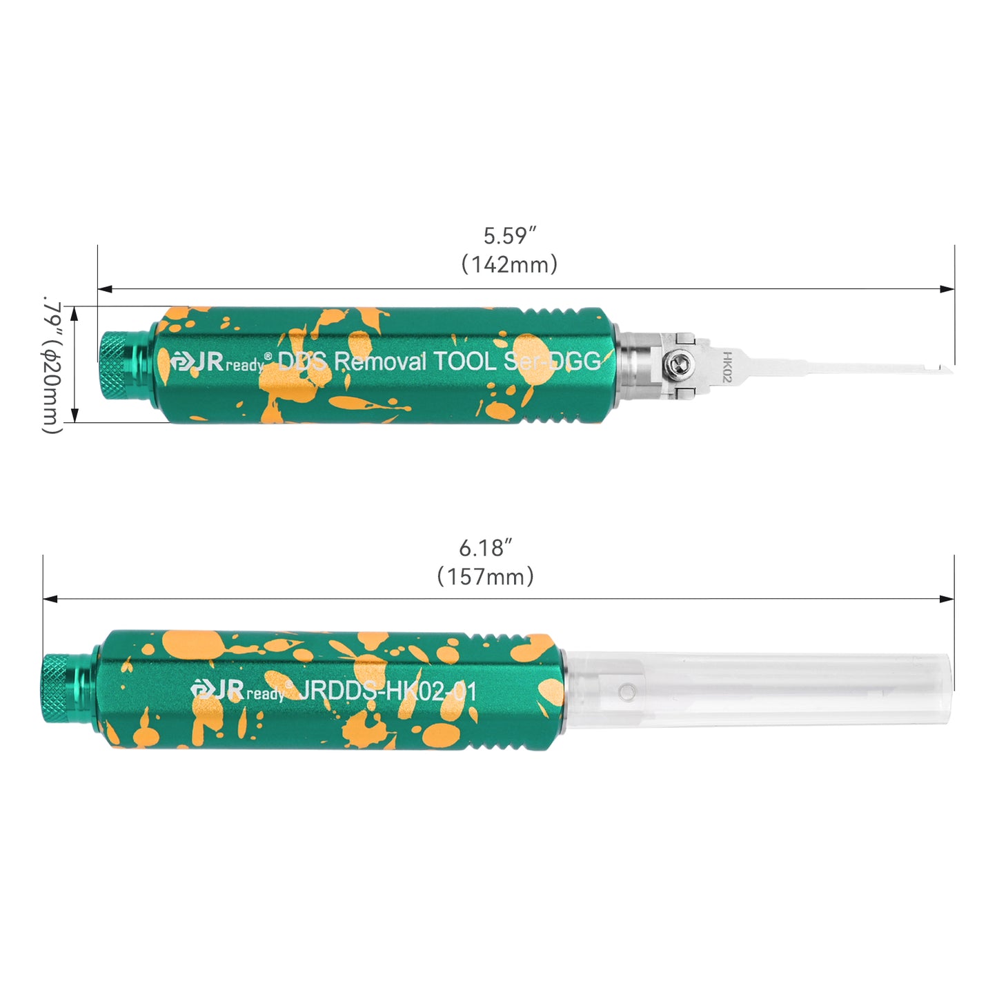 JRready JRDDS-HK02-01/ JRDDS-HK02-07 Hook-Type Terminal Extraction Tool for extraction of secondary lock in connectors