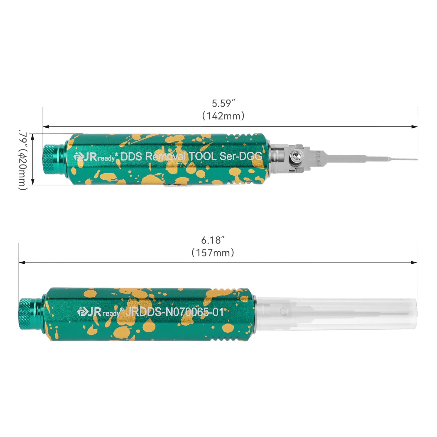 JRready JRDDS-N070065-01/ JRDDS-N070065-07 Single-Pin Terminal Extraction Tool for TE MCON 1.2, Yazaki Kaizen 0.64 connectors and domestic DJ 1.2 connectors