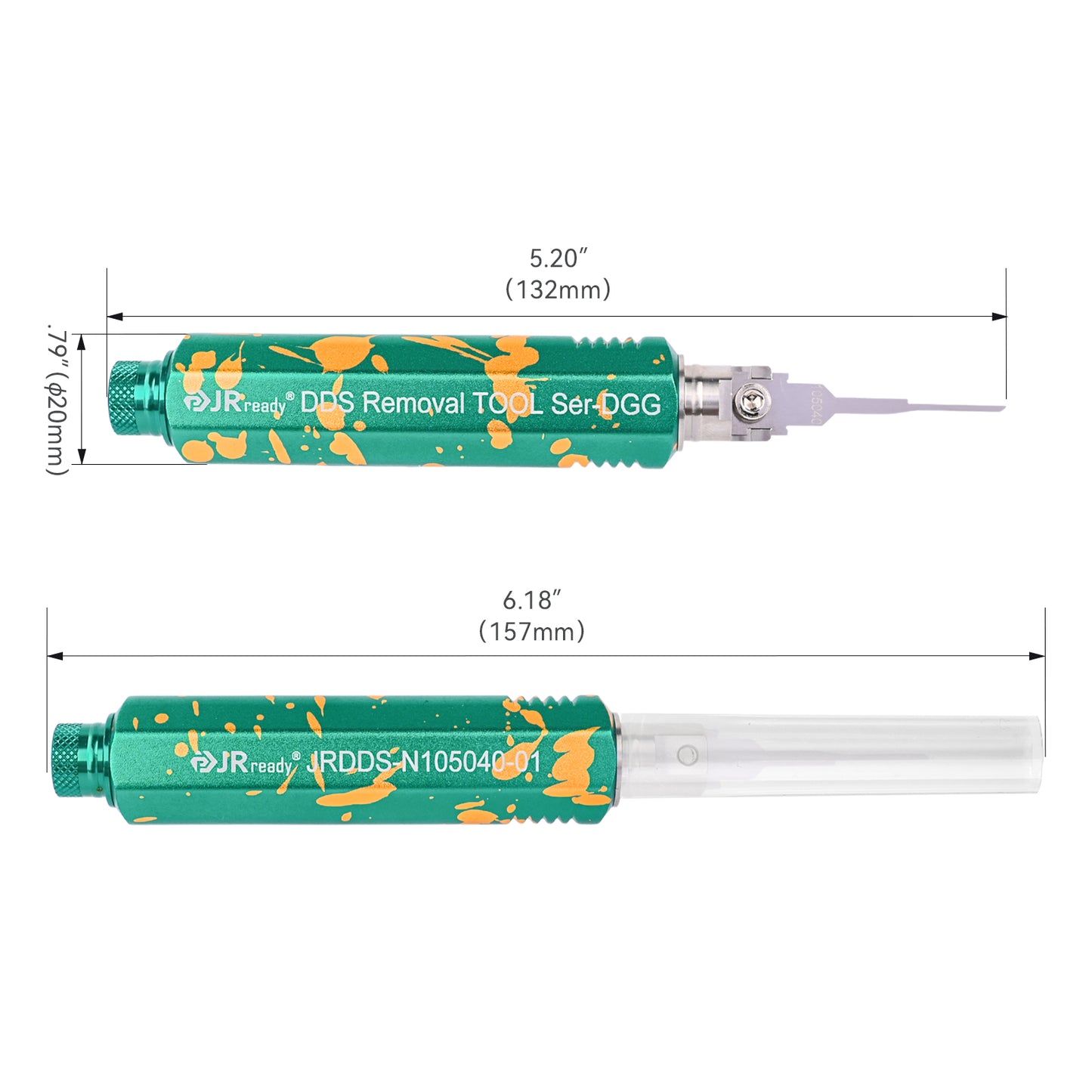 JRready JRDDS-N105040-01/ JRDDS-N105040-07 Strumento di estrazione per terminali a pin singolo per connettori di tipo F serie DIN 41612 