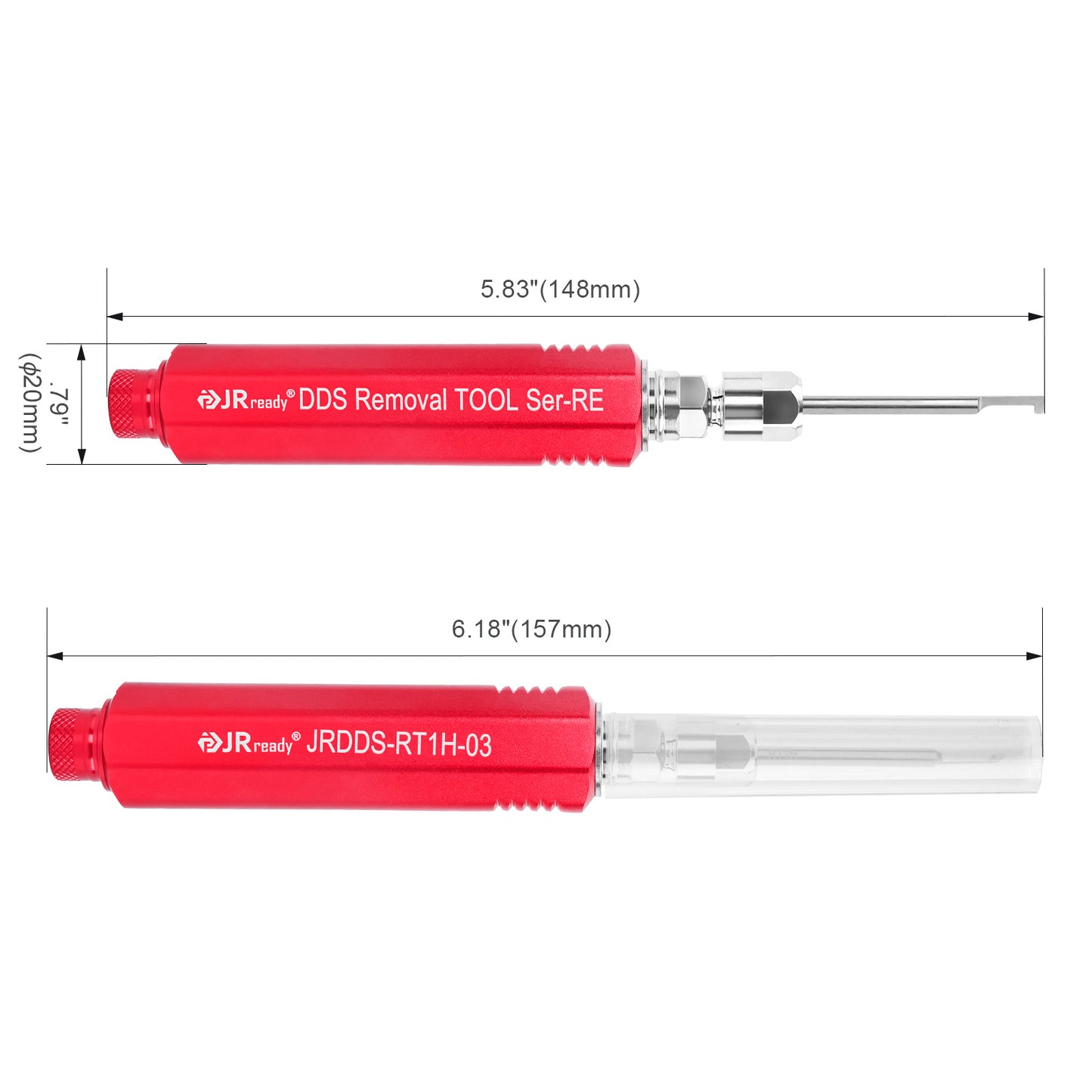 JRready JRDDS-RT1H-01/ JRDDS-RT1H-03 Pin-Style Terminal Extraction Tool for extraction of wedge locks of Deutsch DT series connectors