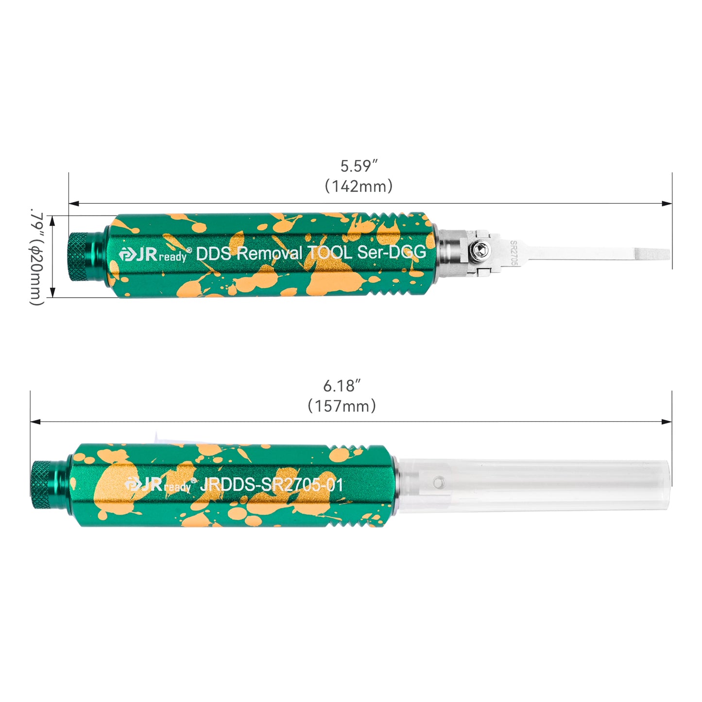 JRready JRDDS-SR2705-01/ JRDDS-SR2705-07 Single-Pin Terminal Extraction Tool for Deutsch DT, DTM, DTP series connectors