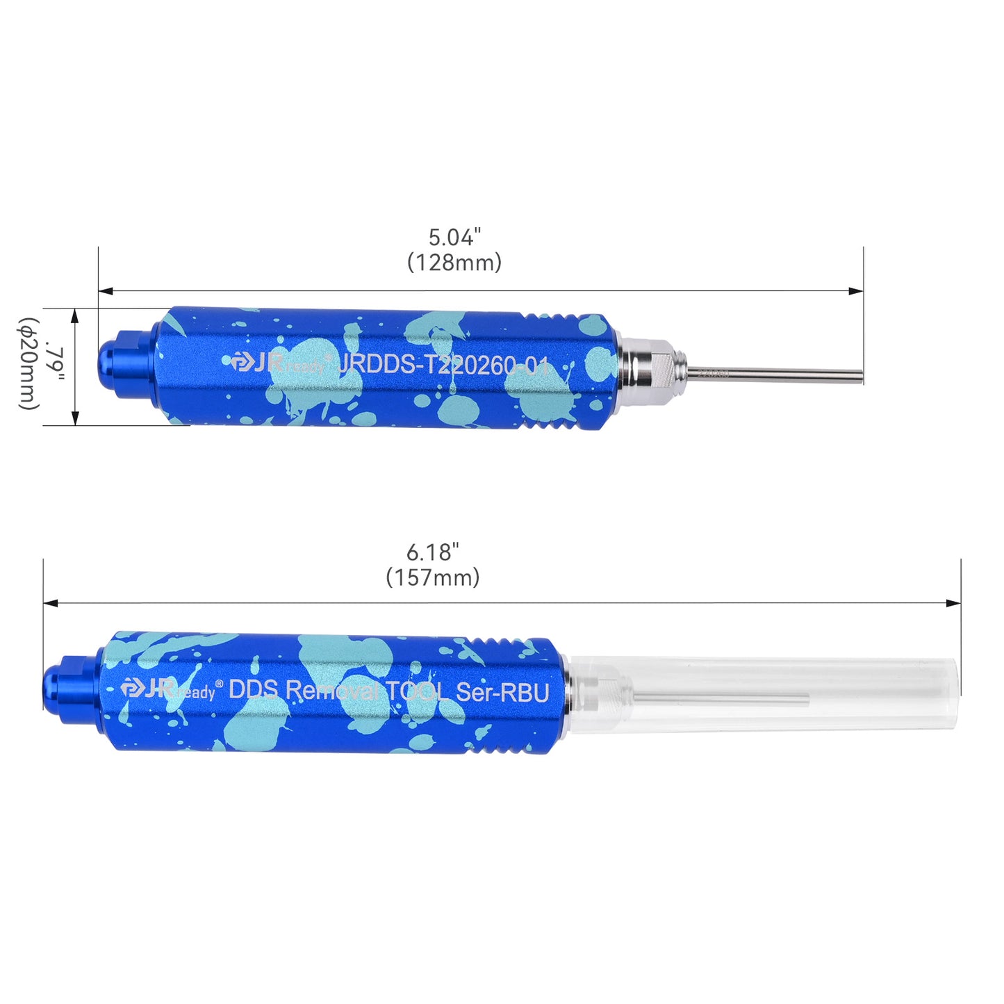 JRready JRDDS-T220260-01/ JRDDS-T220260-04 Tubular Terminal Extraction Tool for AMP 062,Molex5500/5600,C3681/C3682(China),Molex 8980,Domestic),