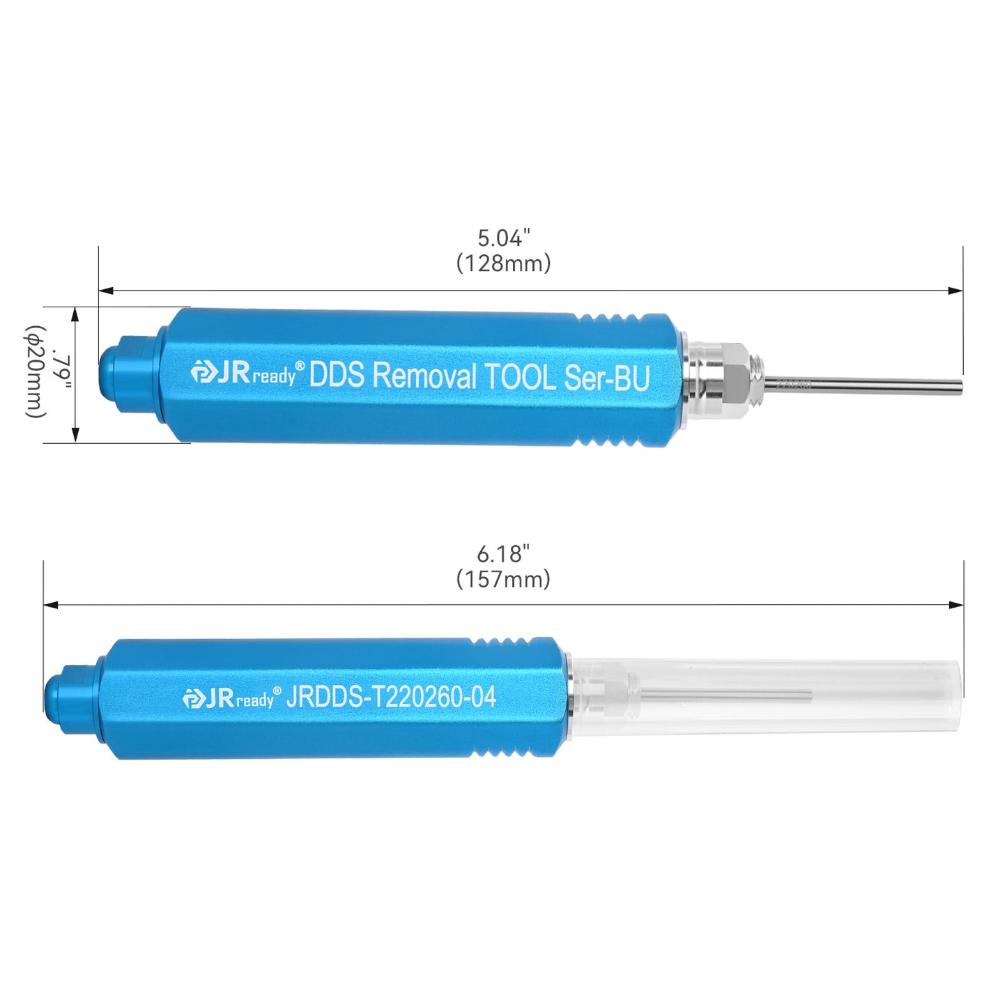 JRready JRDDS-T220260-01/ JRDDS-T220260-04 Tubular Terminal Extraction Tool for AMP 062,Molex5500/5600,C3681/C3682(China),Molex 8980,Domestic),