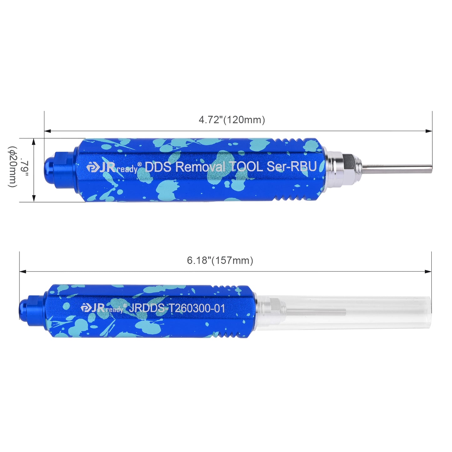 JRready JRDDS-T260300-01/ JRDDS-T260300-04 Tubular Terminal Extraction Tool for Molex MX3.0mm Pitch 5557 Series Female Terminals & 43025 Male Housing