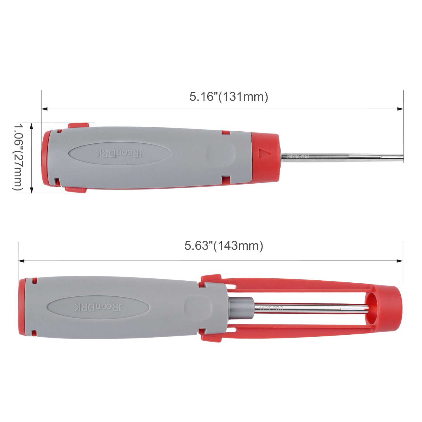 Strumento di estrazione JRready JRconDRK-14DT-PRO per terminali 16# di connettori serie DT, HDP20, HD30, HD10, DRC, Jiffy Splice