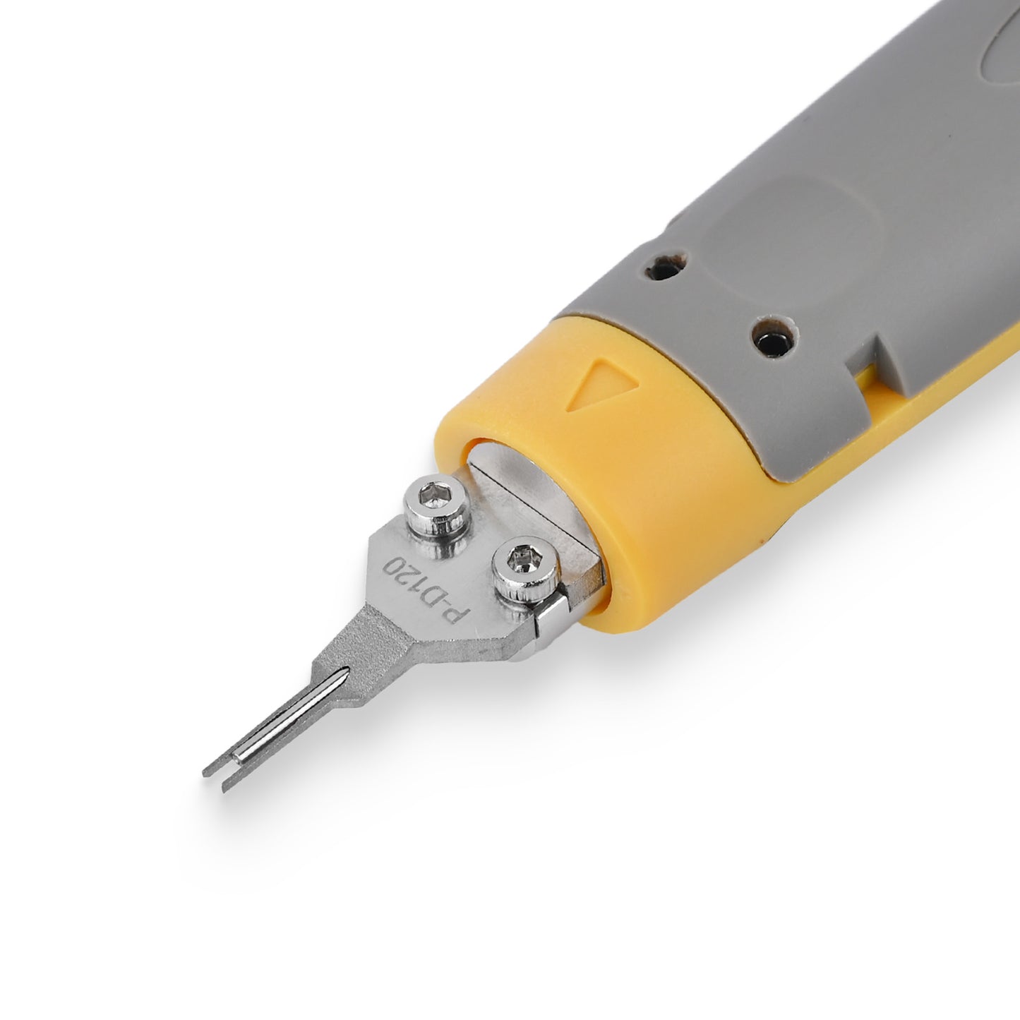 JRready JRconDRK-D120P pin removal tool for Molex MX3.0mm 5557 series female terminals and 43025 male housings.