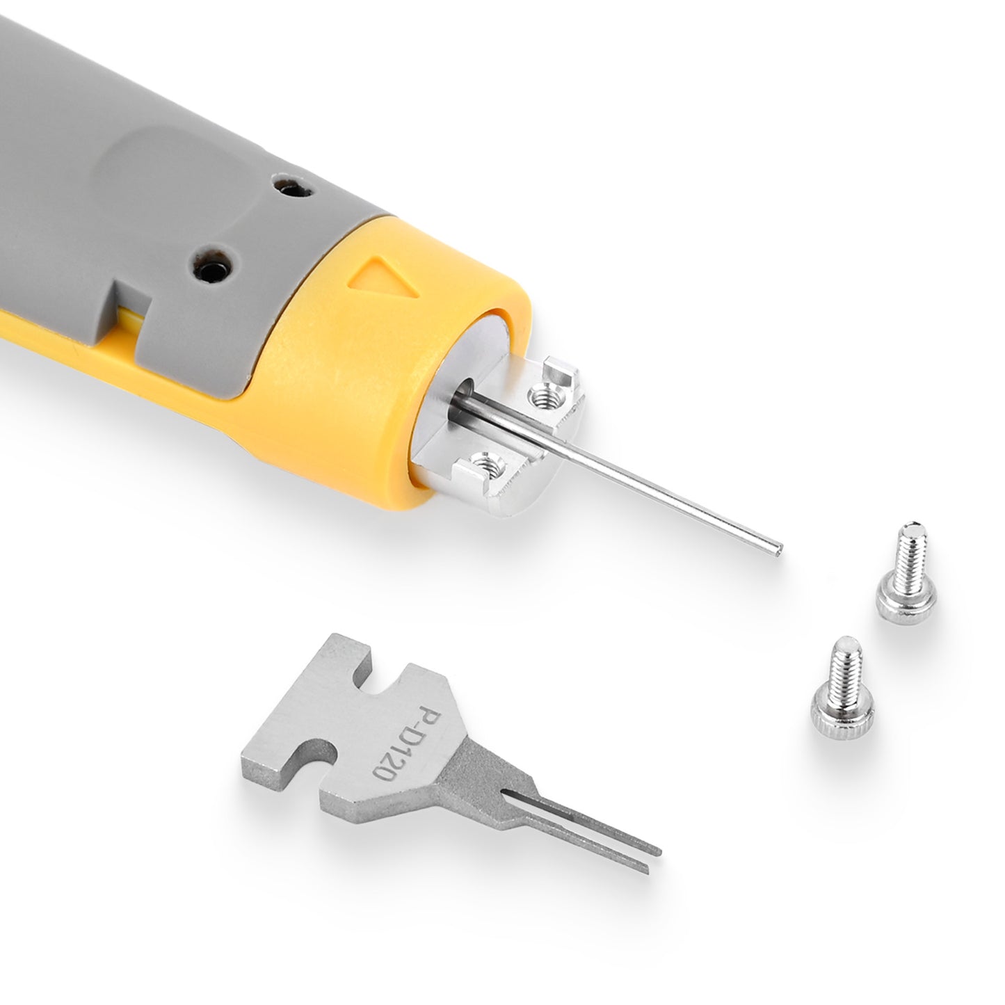 JRready JRconDRK-D120P pin removal tool for Molex MX3.0mm 5557 series female terminals and 43025 male housings.