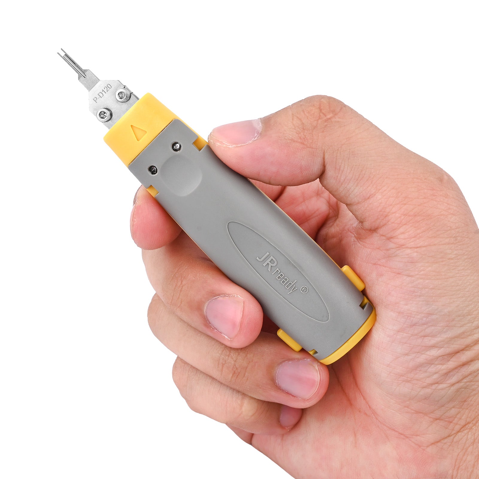 JRready JRconDRK-D120P pin removal tool for Molex MX3.0mm 5557 series female terminals and 43025 male housings, tool for terminal extraction.