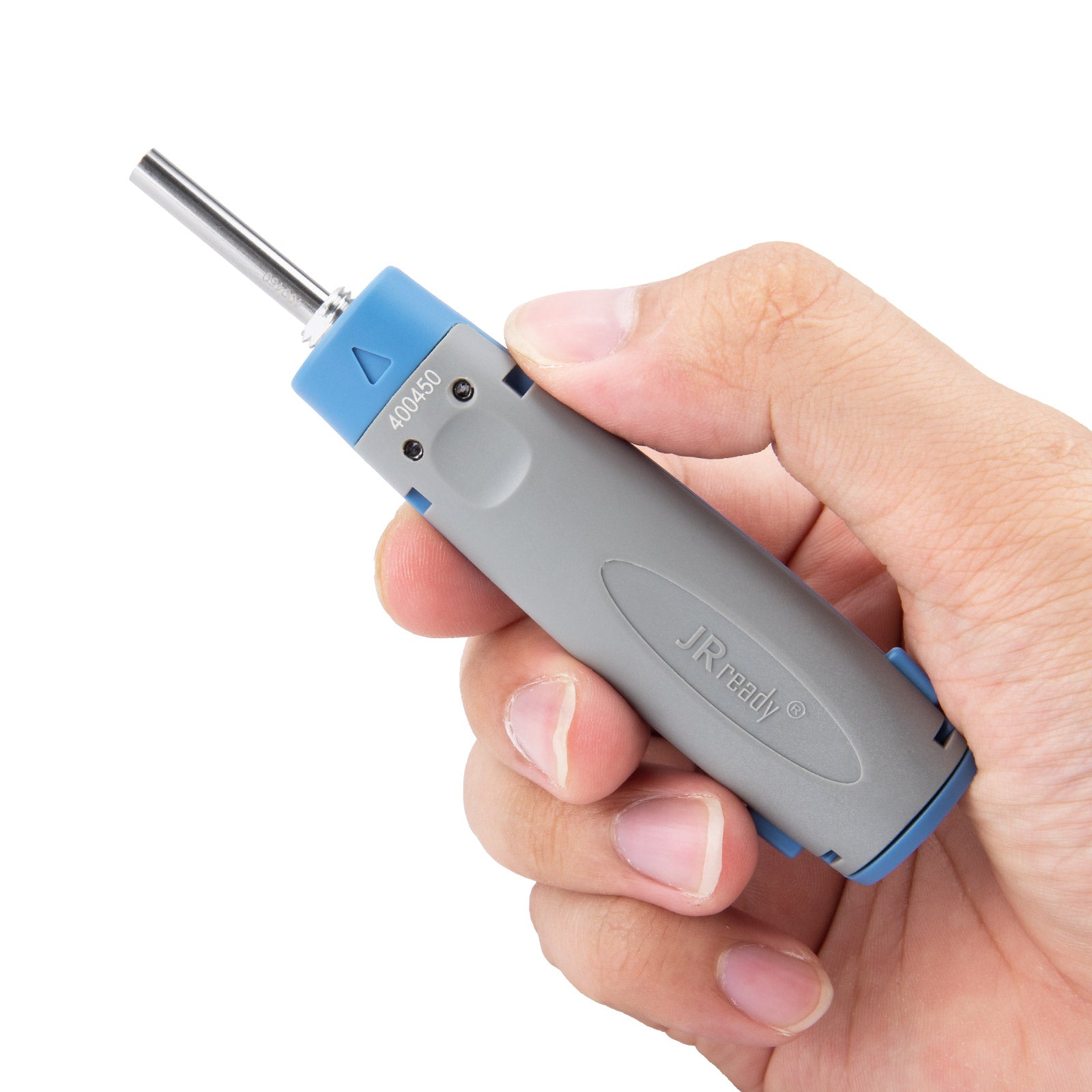 JRready tools JRconDRK-T400450 extraction removal tool, metal handle and prongs for safe component removal, close-up view