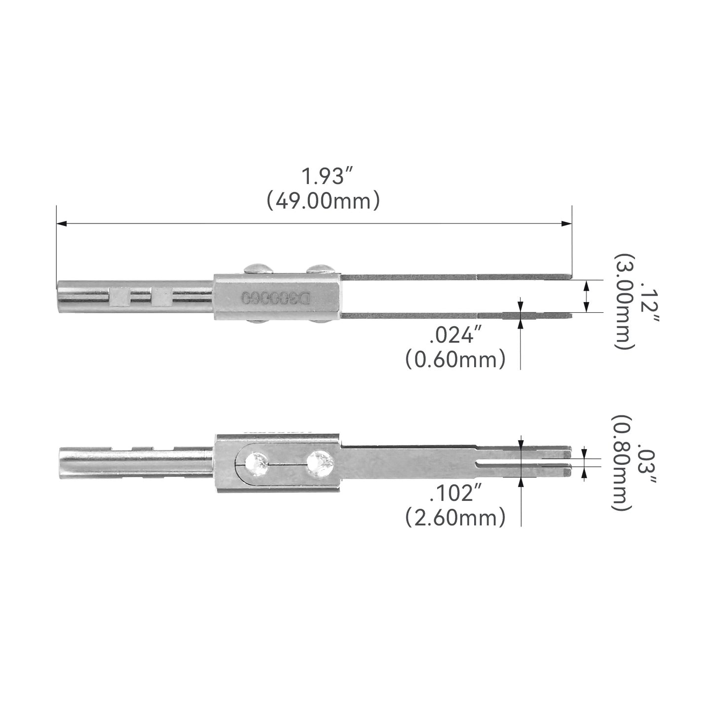 JRready Pin Rod Type Replacement Tips for Molex/AMP/Delphi Terminal Extraction Tools