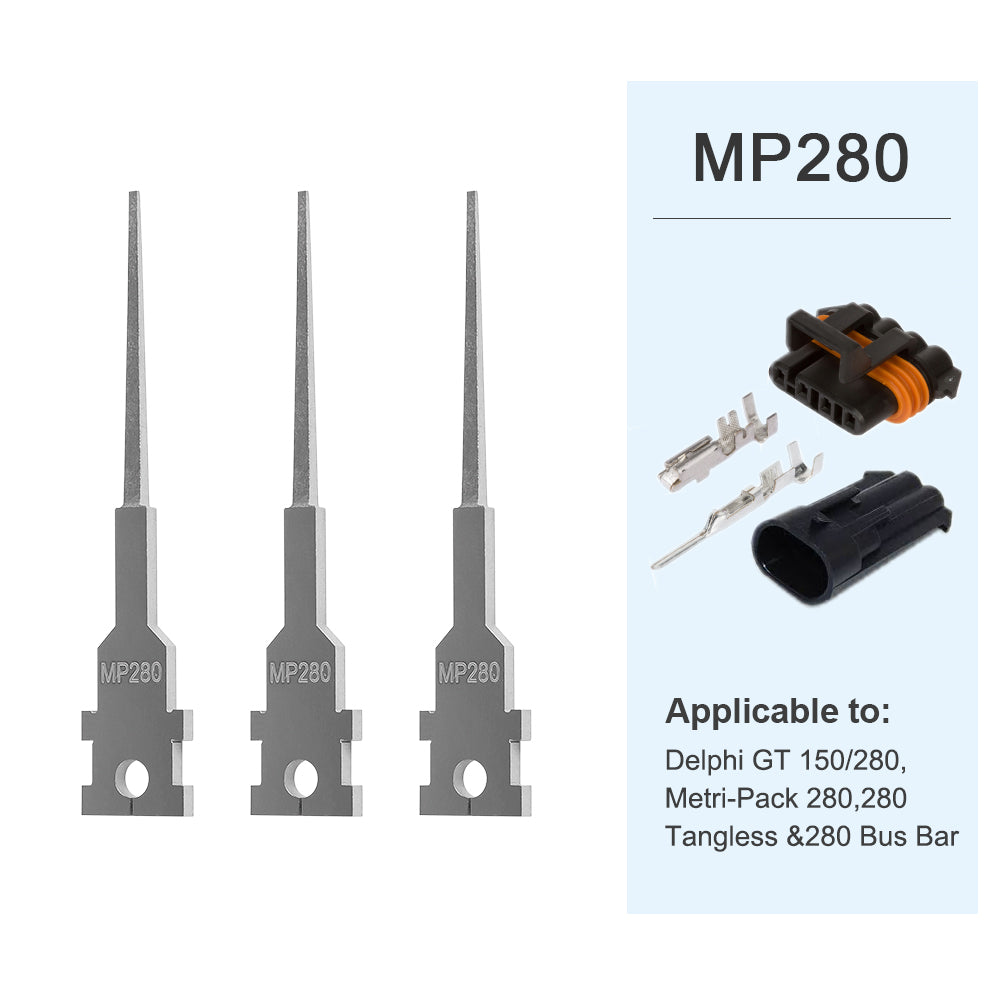 JRready Pin Removal Tool Kit Replacement Tips for Extraction Depinning Tool for Deutsch,AMP/TE,Molex,Delphi,JST,Harting Connectors