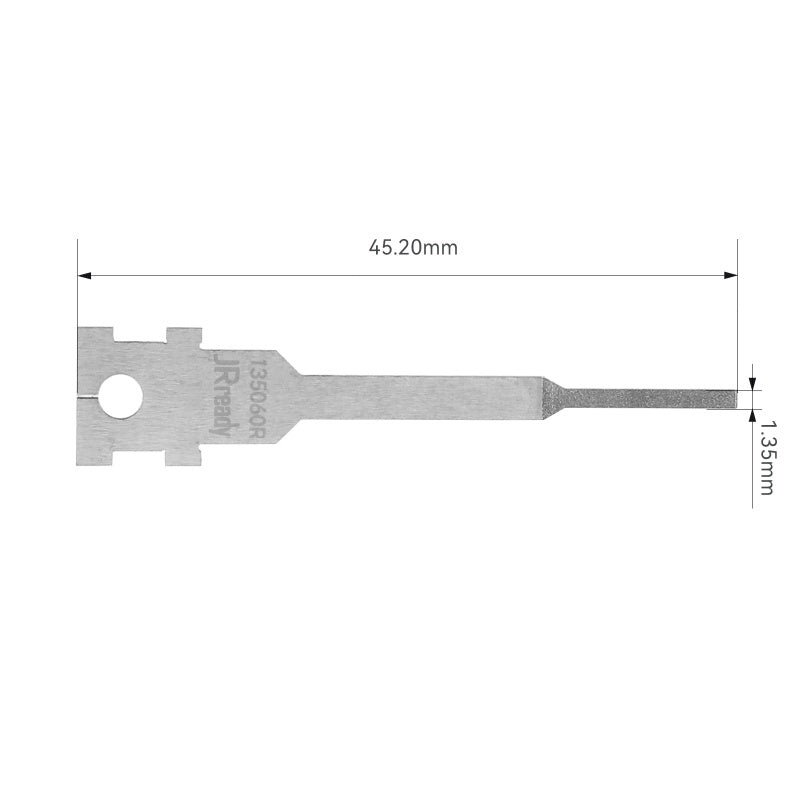 JRready Single Mounting Hole Flat Blade Replacement Tips for Molex/AMP/Delphi Terminal Extraction Tools